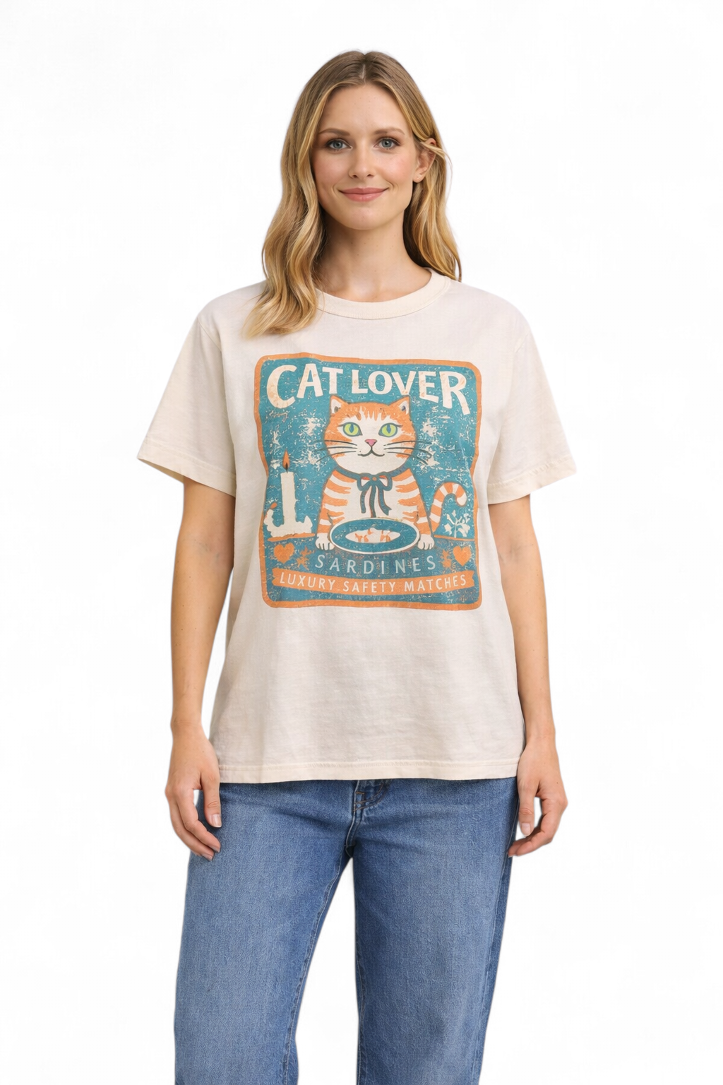 T-shirt "cat lover" - SHE_FLORENCE_LAB