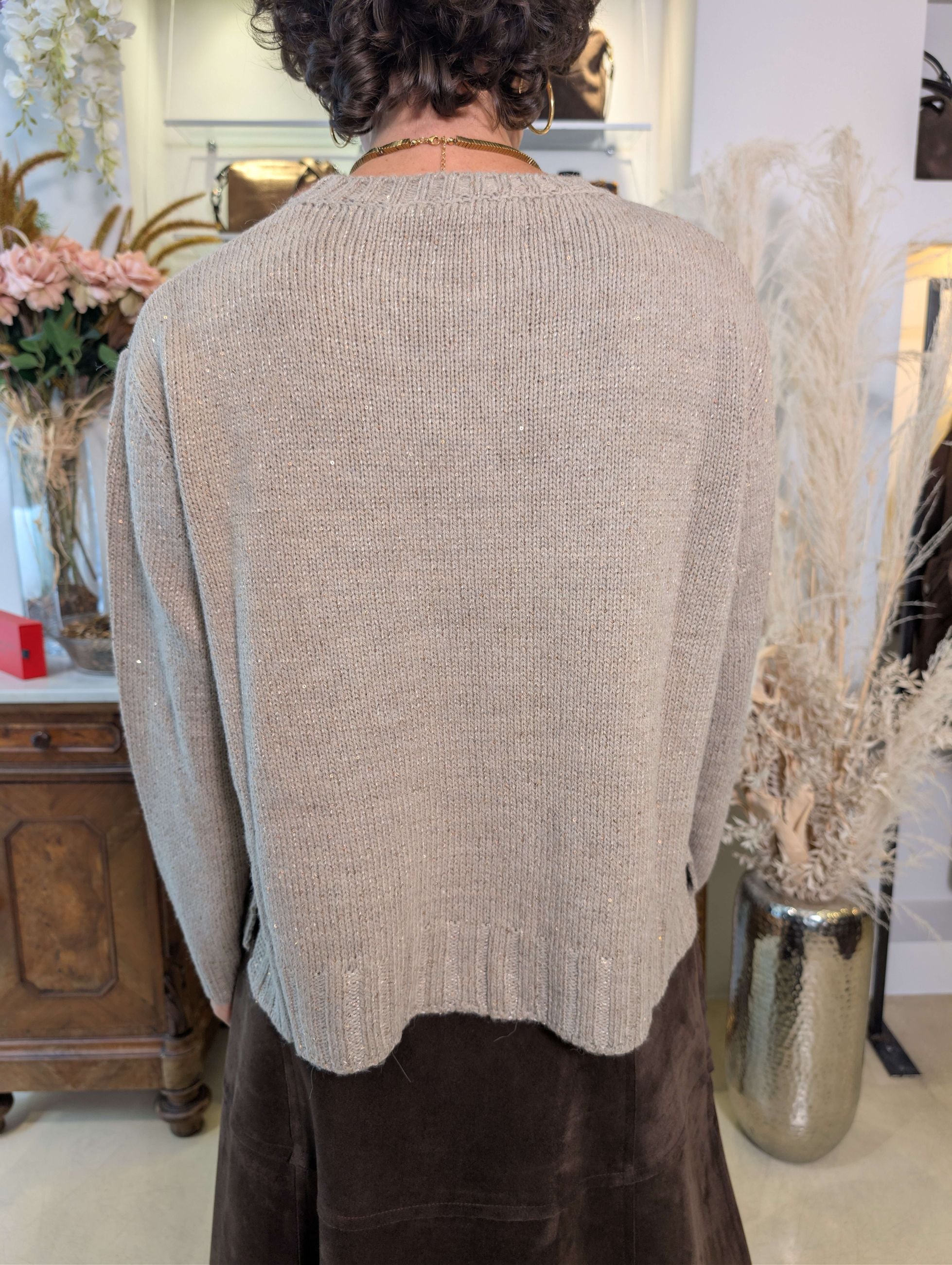 Maglia best-seller con micropaillettes - ANNARITA N