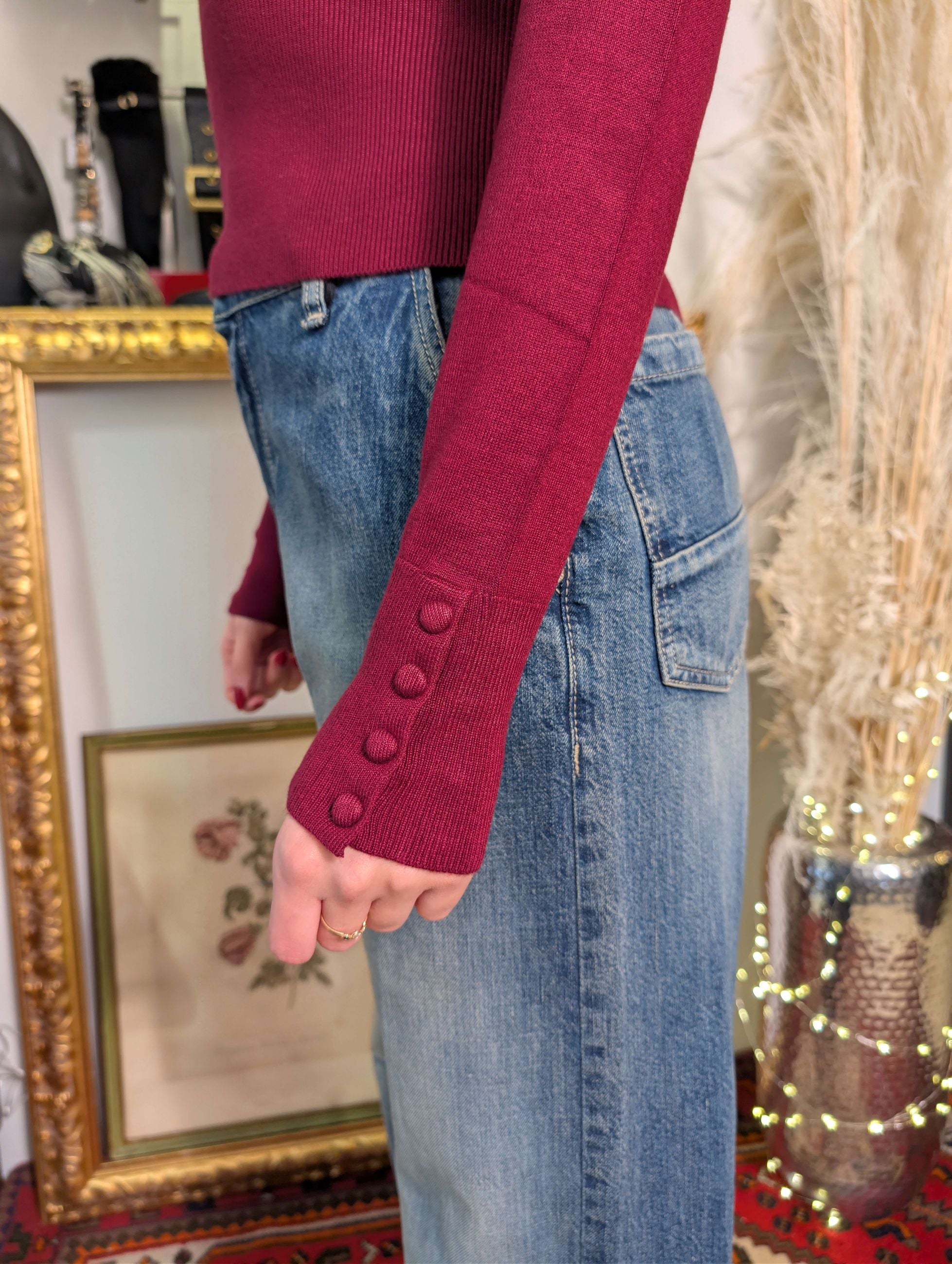 Maglia slim scollo a V - MARKUP DONNA