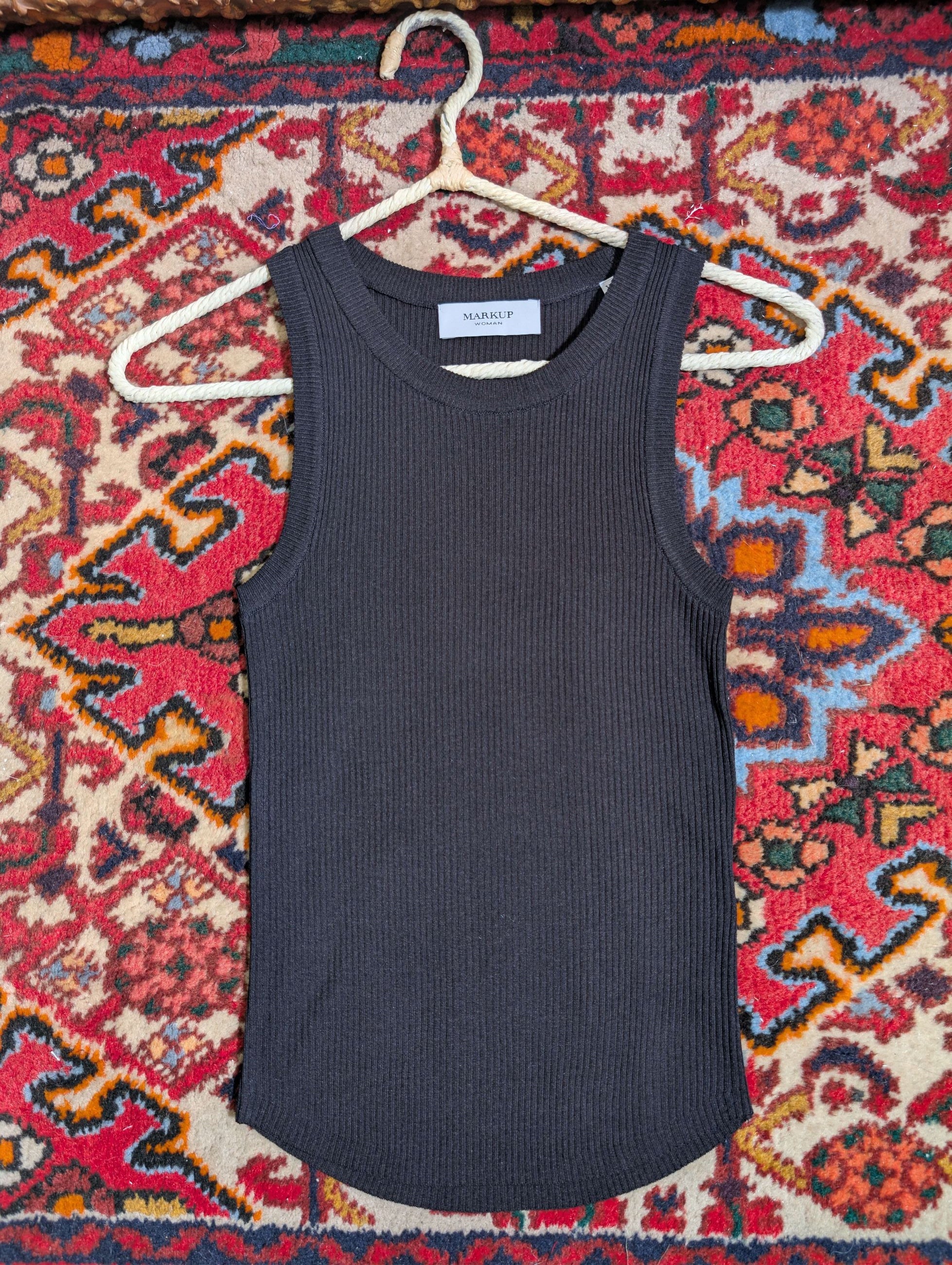 Canotta in costina tricot finezza 12 - MARKUP DONNA