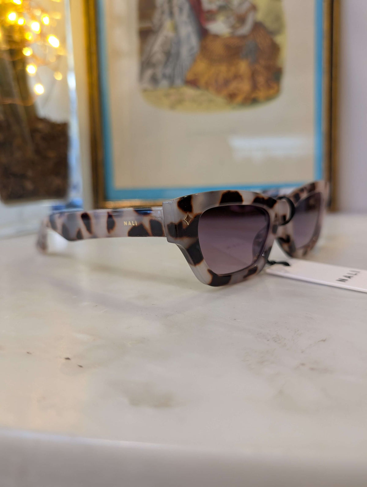 OCCHIALI AGATA TARTARUGATI BEIGE - NALI'