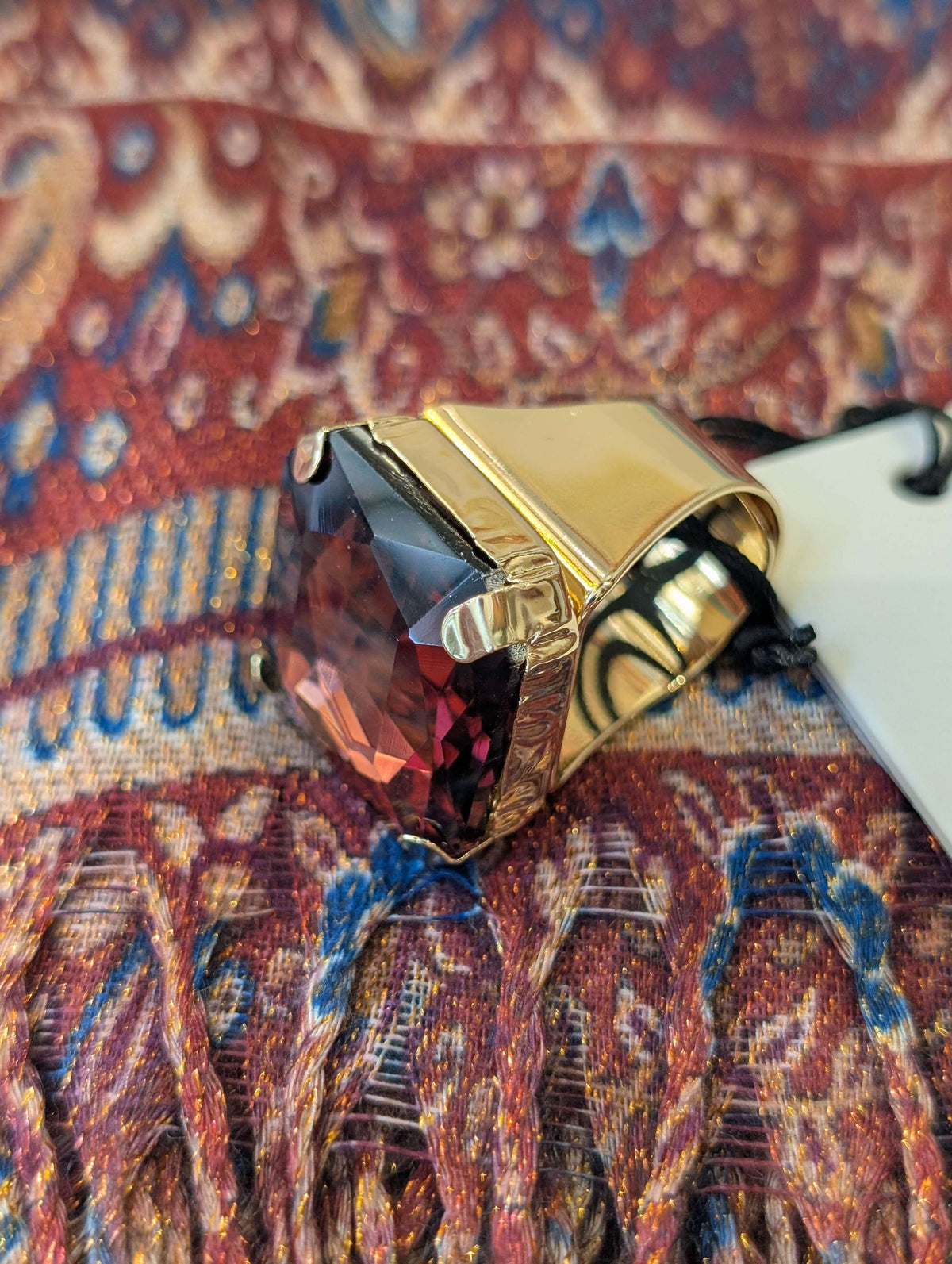 ANELLO VALE CON PIETRA VIOLA - NALI'