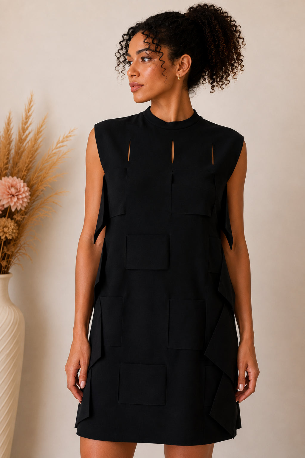 Little black dress con intrecci - LE SARTE DEL SOLE