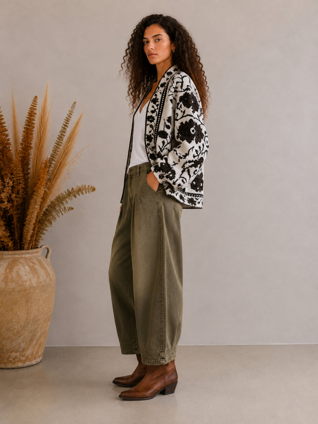 Cardigan jacquard - TENSIONE IN