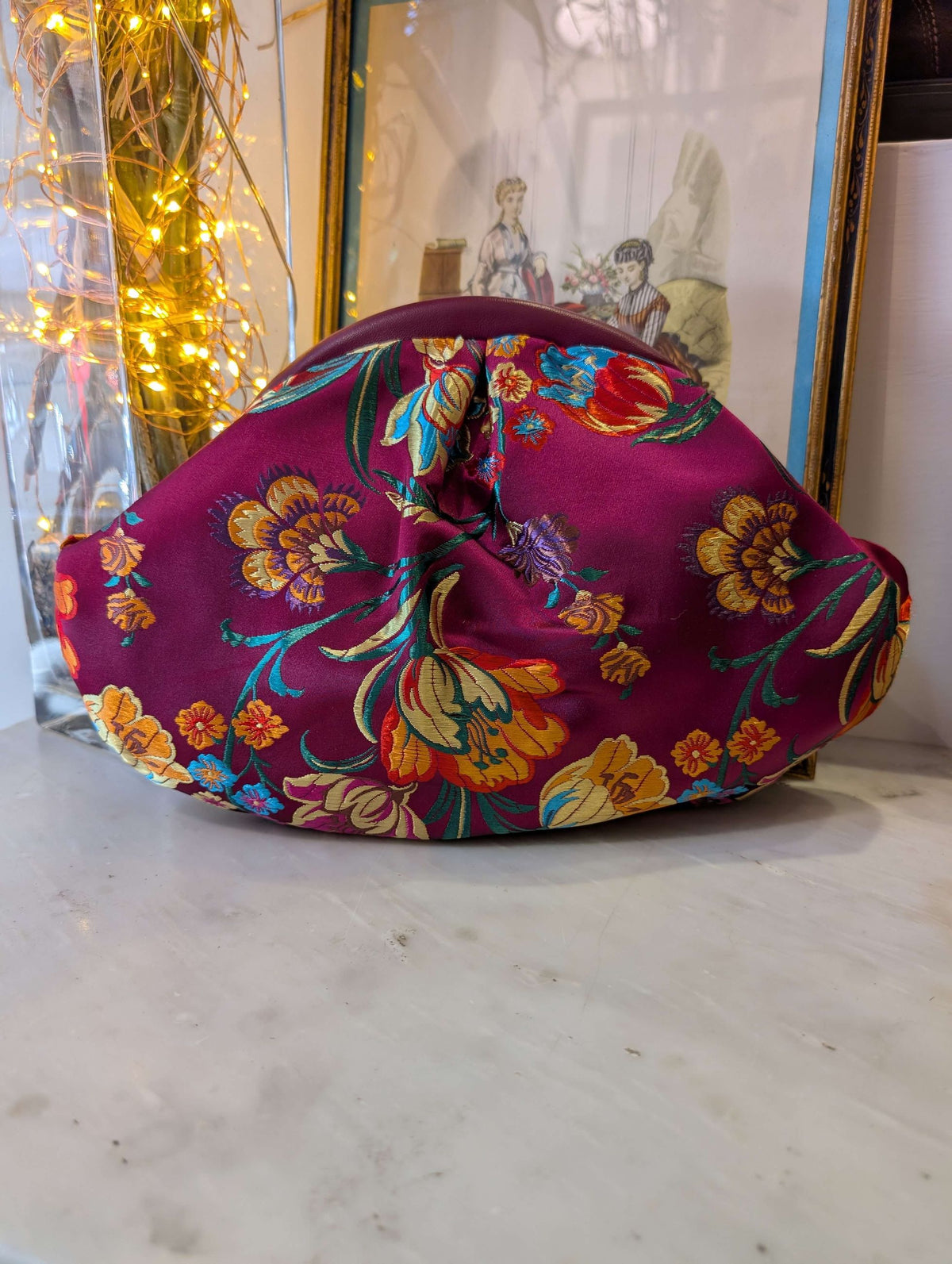 POCHETTE URANUS FANTASIA BORDEAUX - NALI'