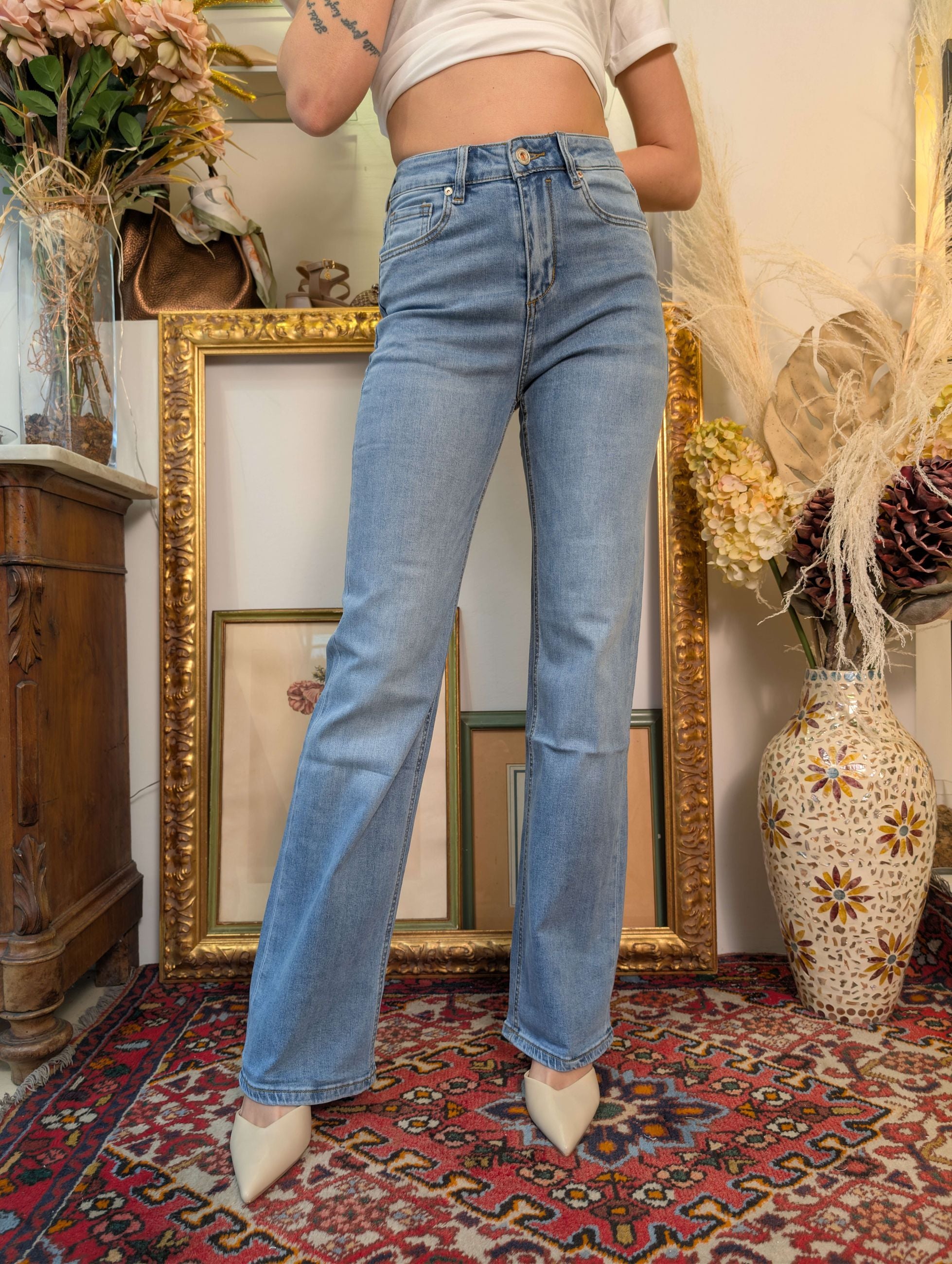 Jeans palazzo superstretch - GL for Her