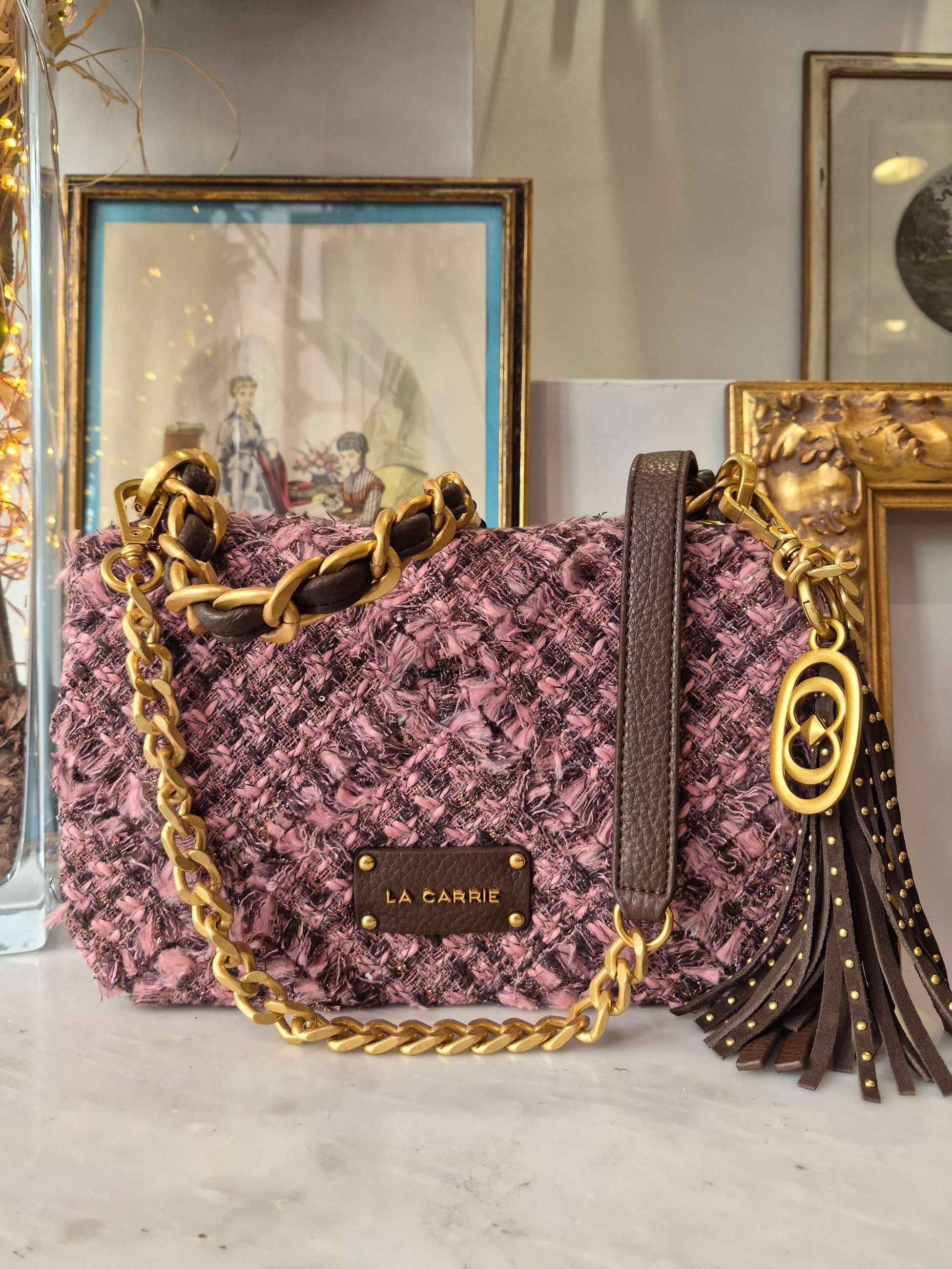 CROSS MED.ISABEL BOUCLE' - La Carrie Bag