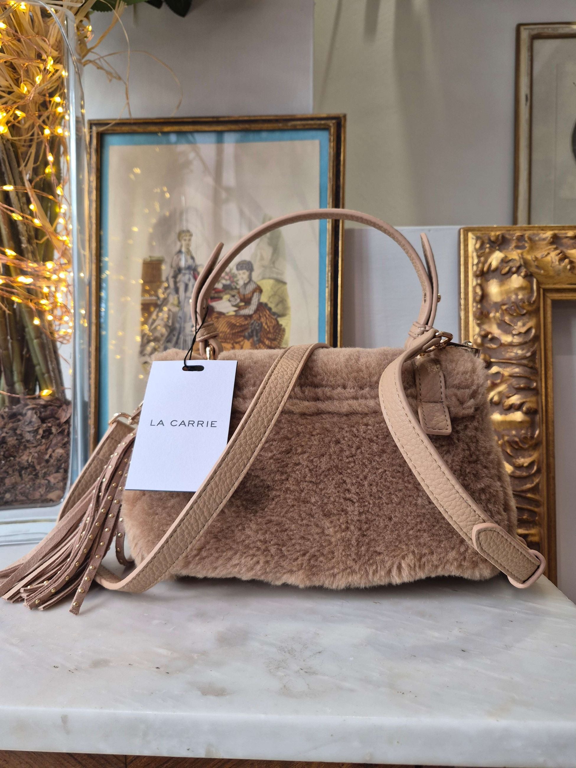 TEDDY SMALL ATENA ECO FUR - La Carrie Bag