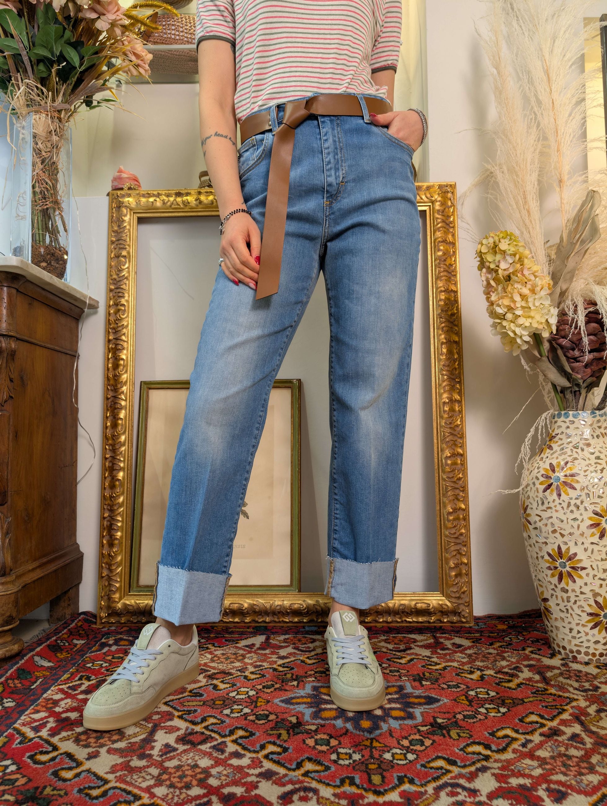 Jeans MANDY con cintura - HAVE ONE