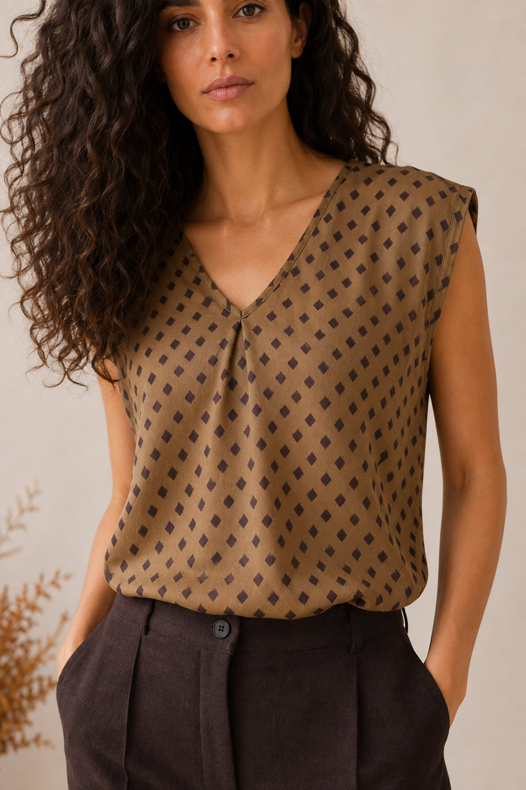 Blusa in crepe di viscosa - Sandro Ferrone