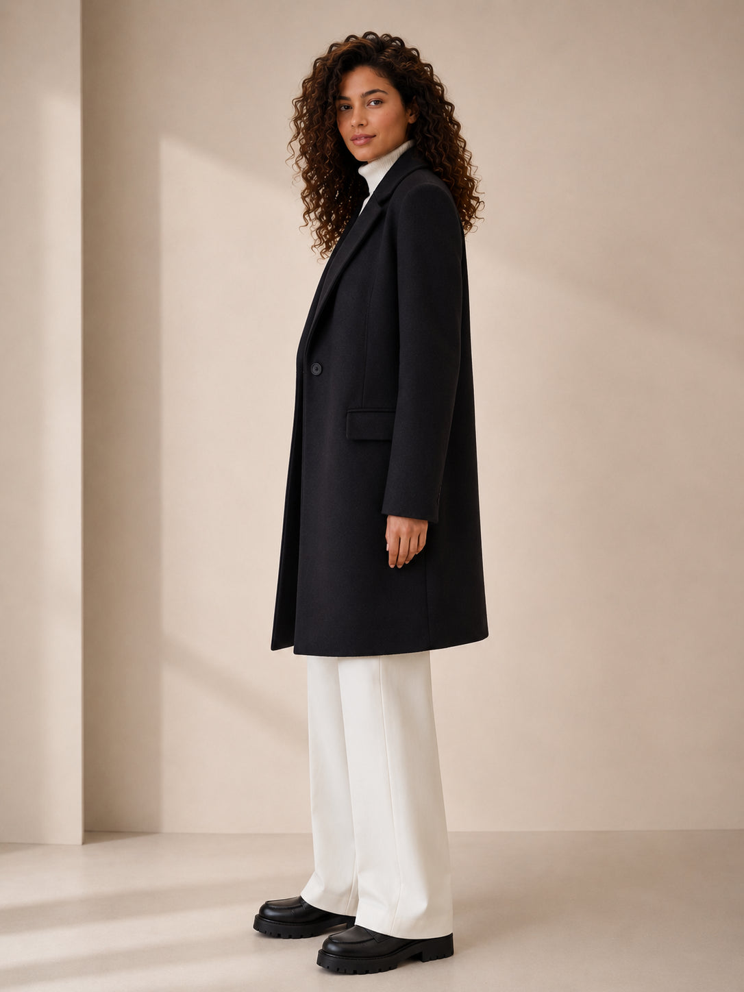 Cappotto in misto lana - Sandro Ferrone