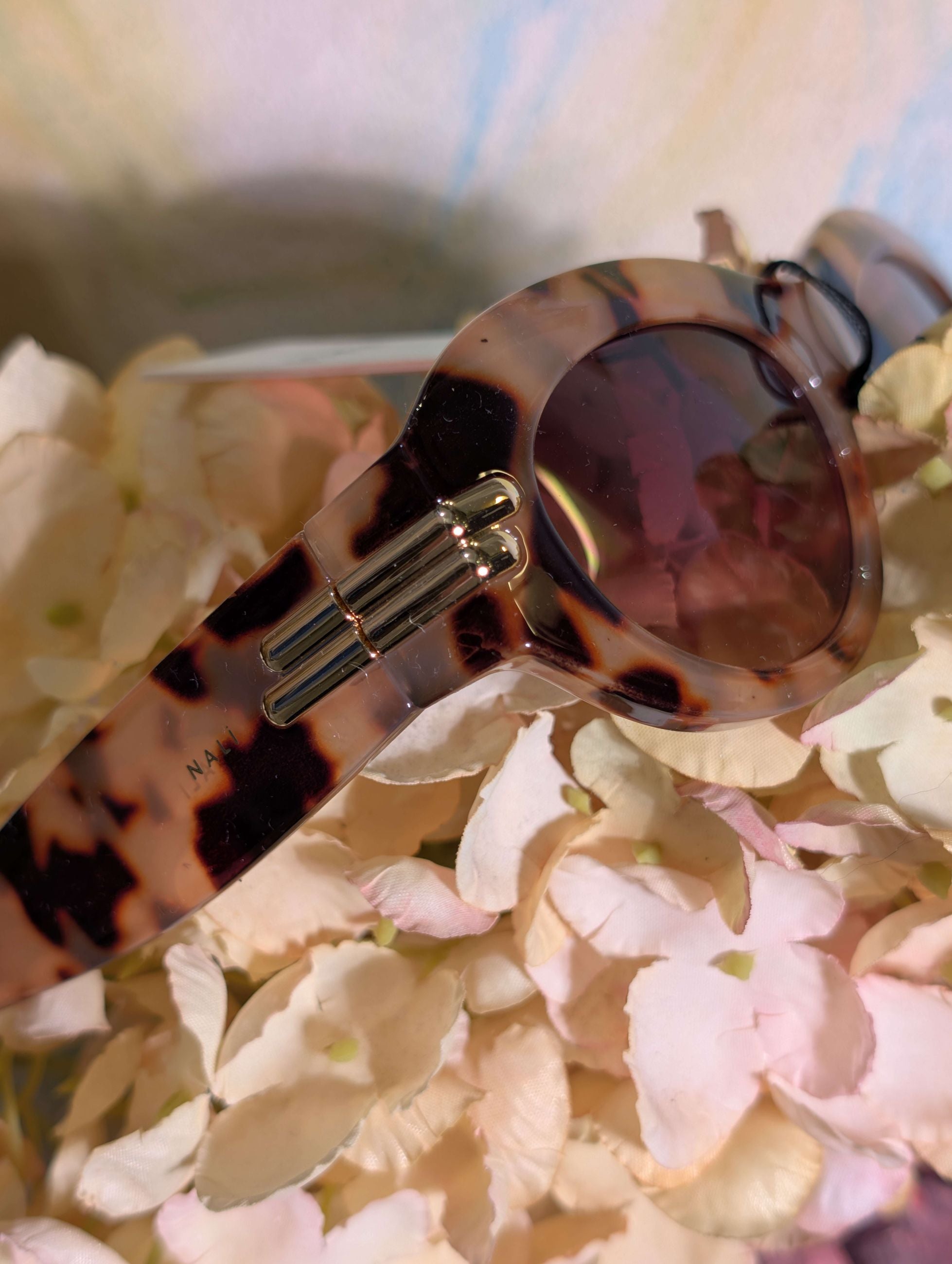 OCCHIALI JANICE OVALI TARTARUGATO - NALI'