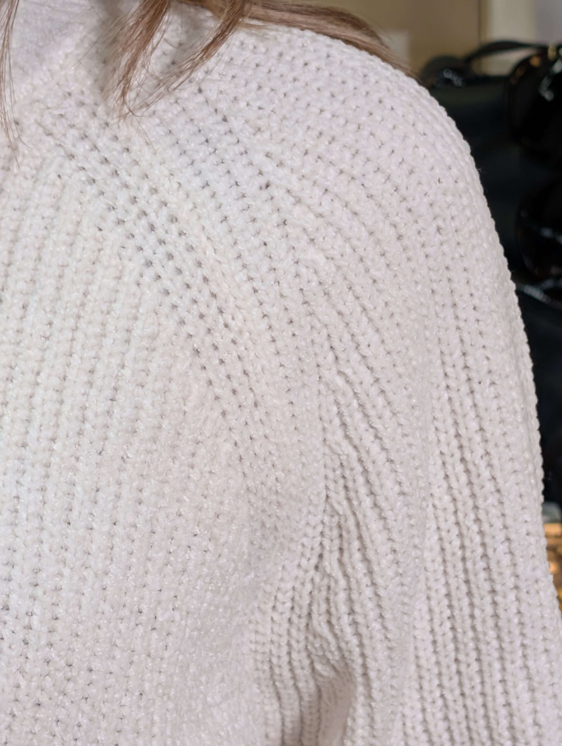 Maglia ciniglia in costa inglese - SHE_FLORENCE_LAB
