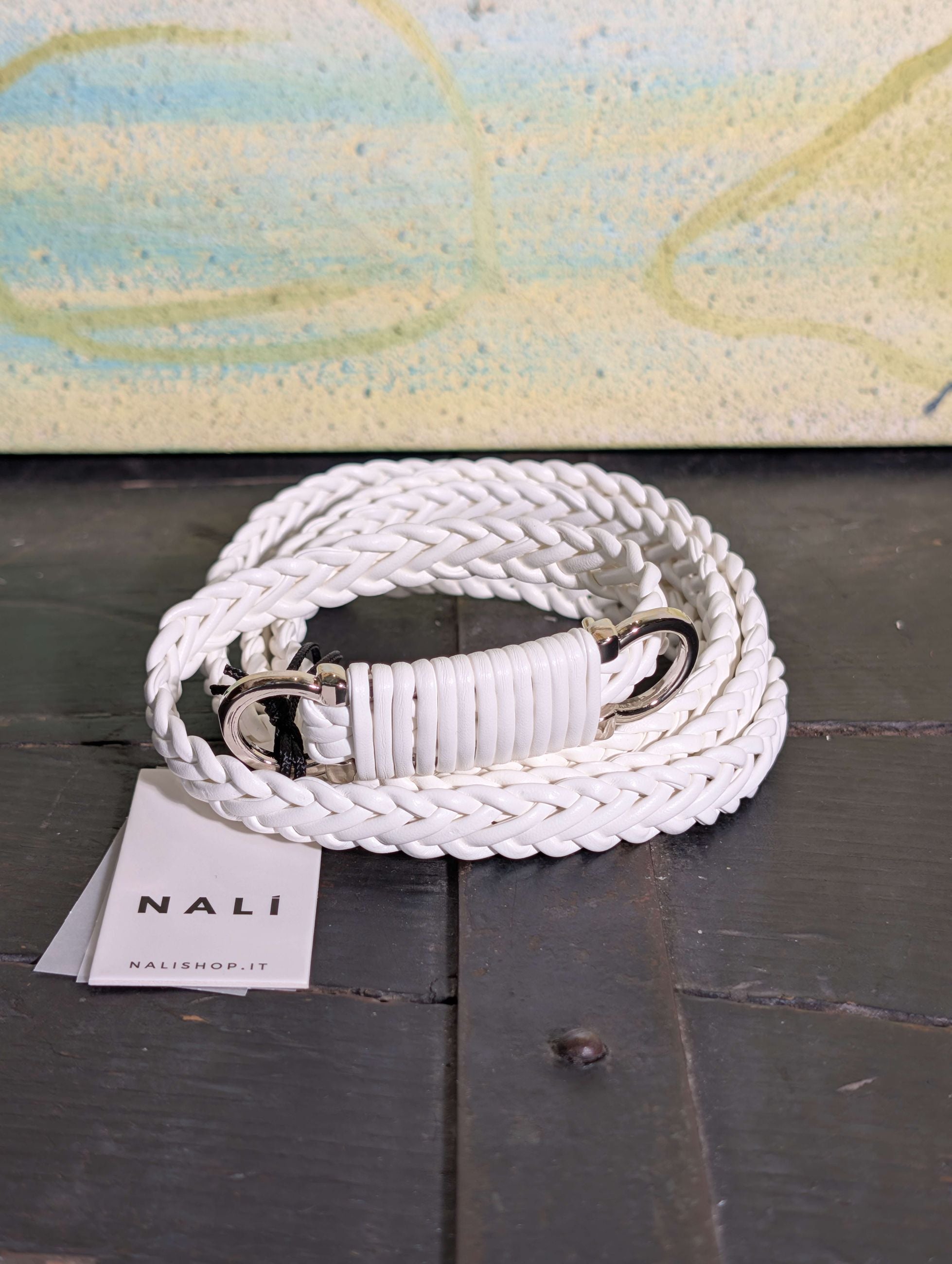CINTURA MARINA INTRECCIO BIANCO - NALI'