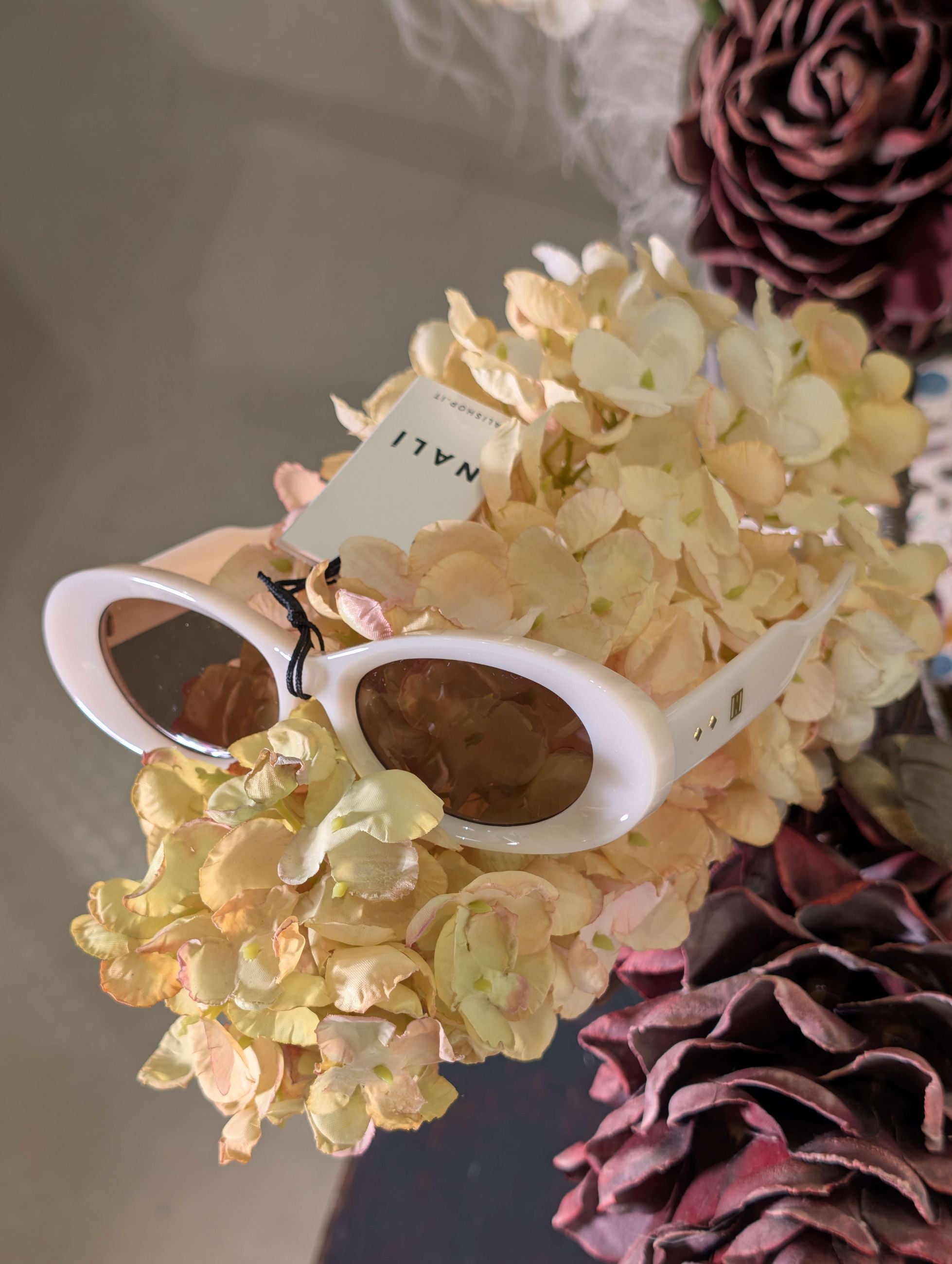 OCCHIALI WILLY OVAL BEIGE - NALI'