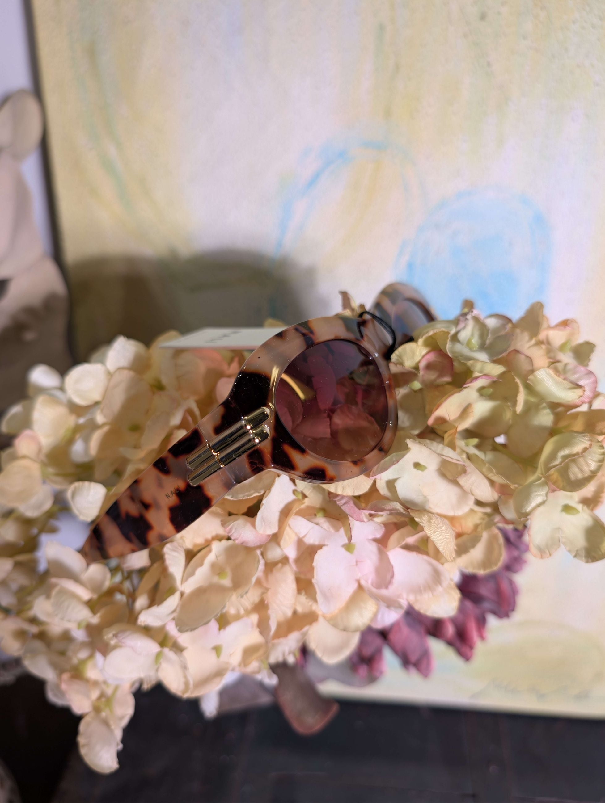 OCCHIALI JANICE OVALI TARTARUGATO - NALI'