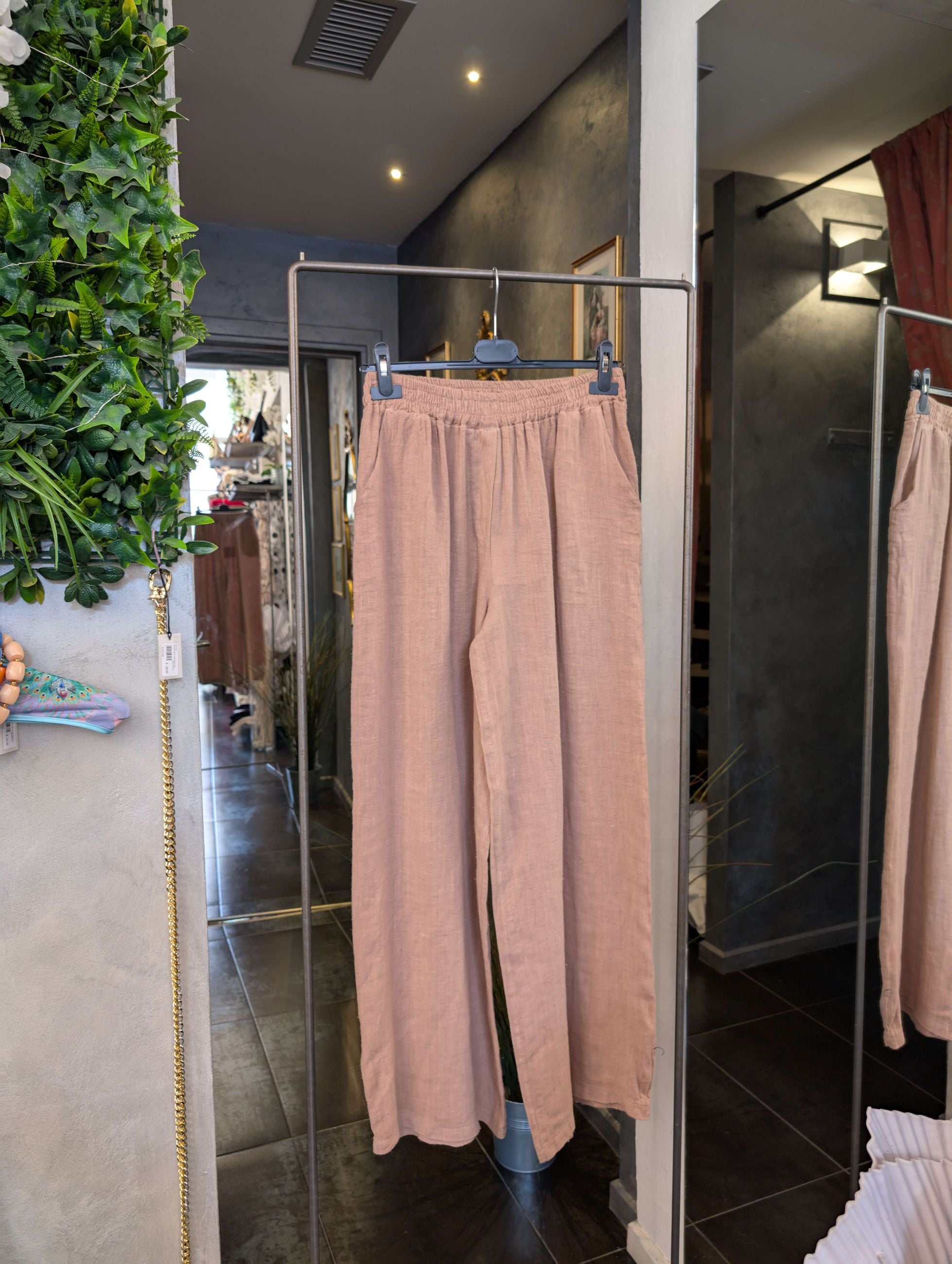 Pantalone Ampio in puro Lino -