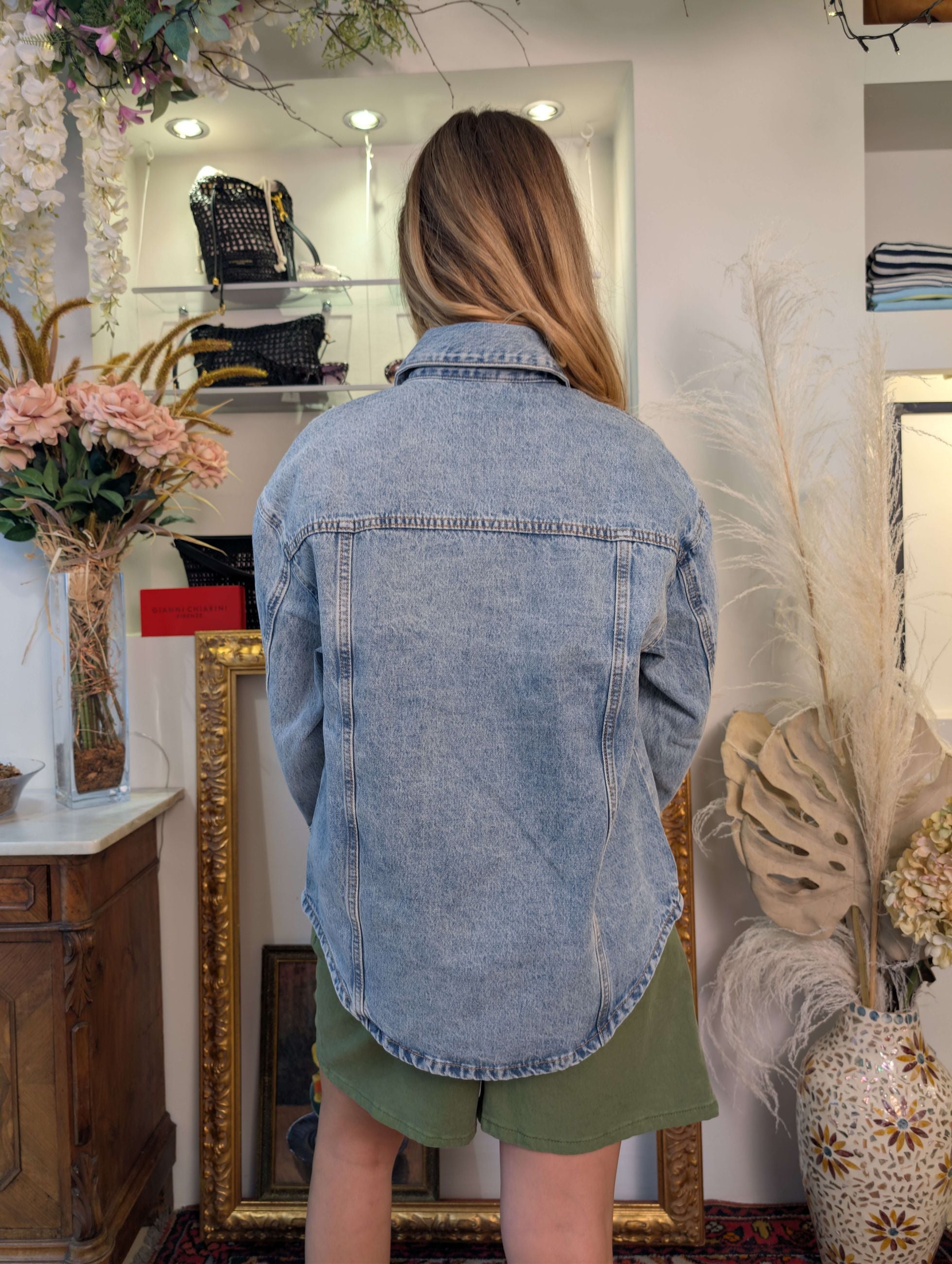 Giacca camicia in denim - GL for Her