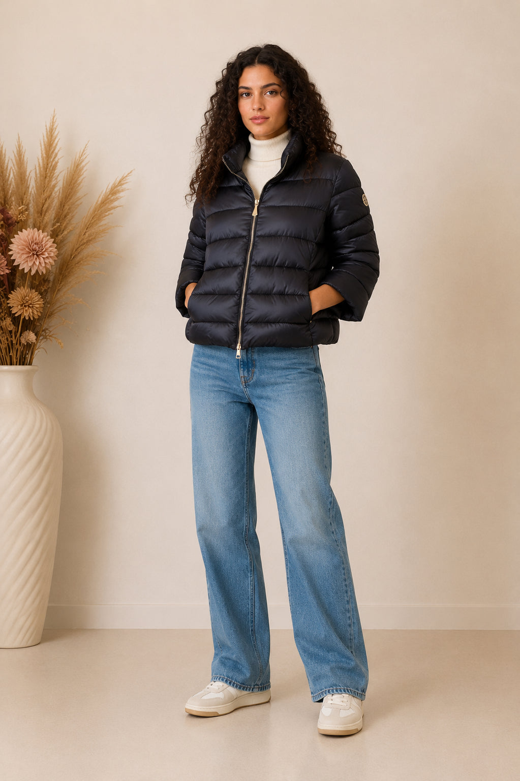 Piumino ultraleggero in nylon lucido - MARKUP DONNA