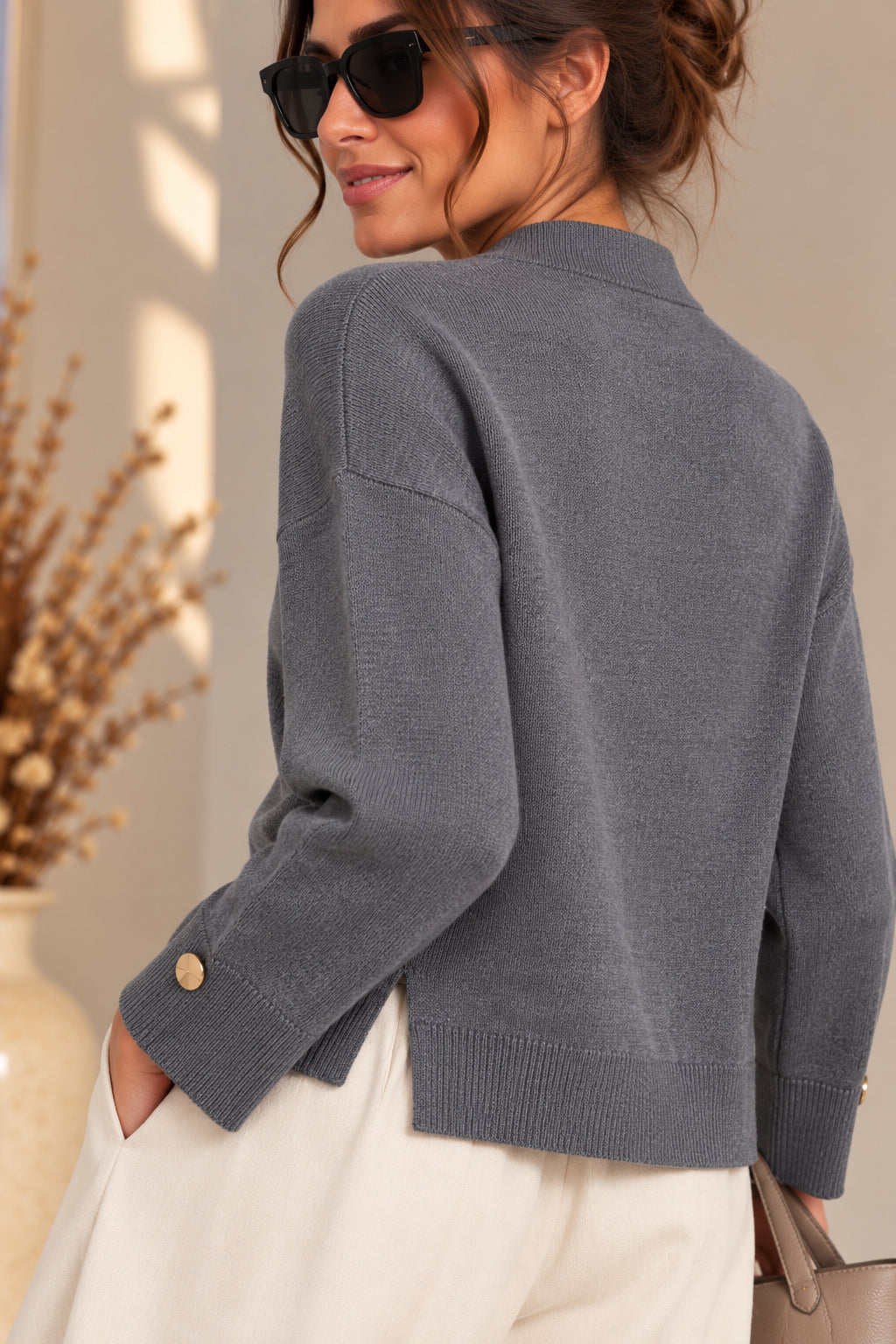 Maglia ampia scollo a V - SHE_FLORENCE_LAB