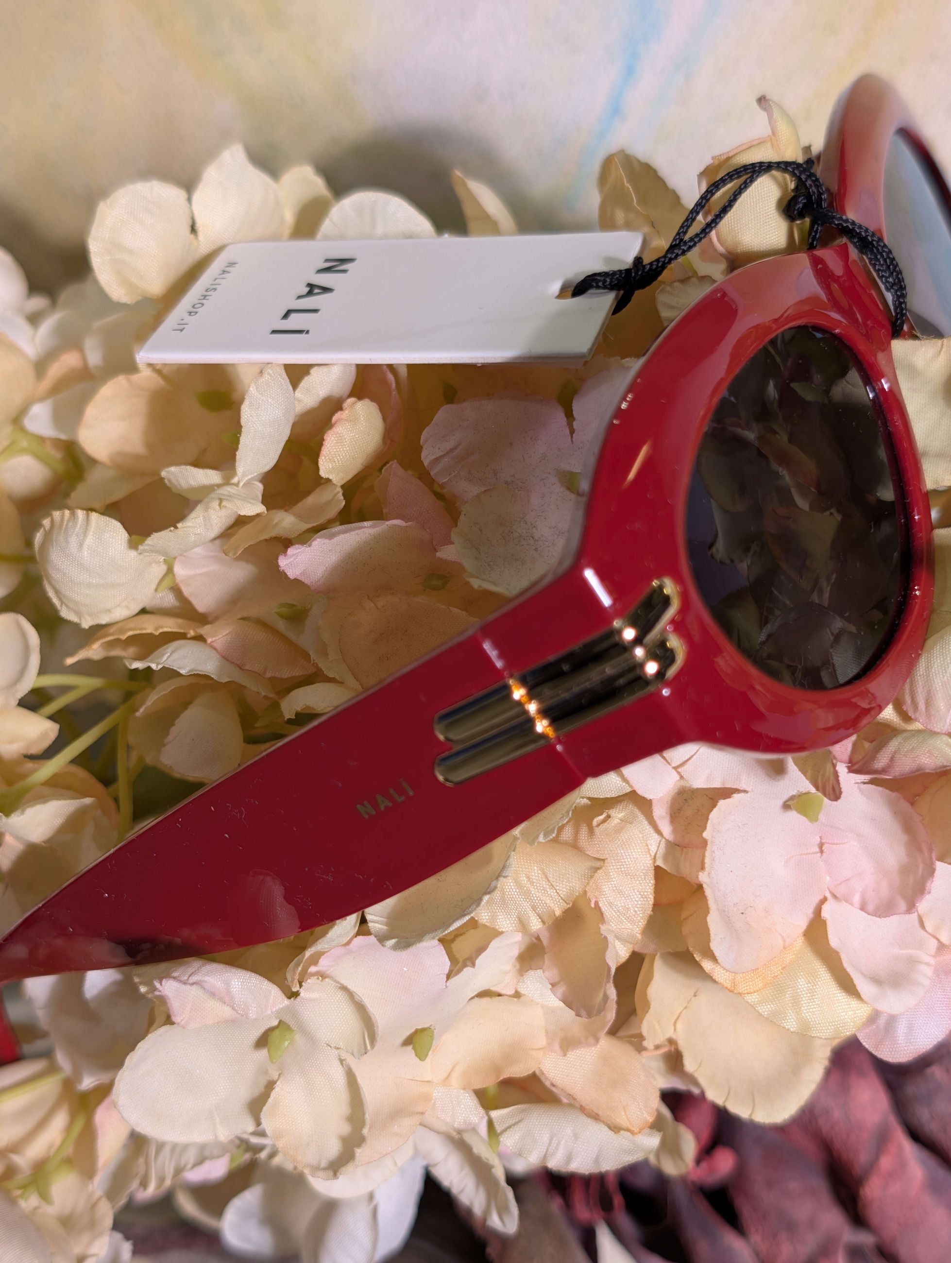 OCCHIALI JANICE OVALI BORDEAUX - NALI'