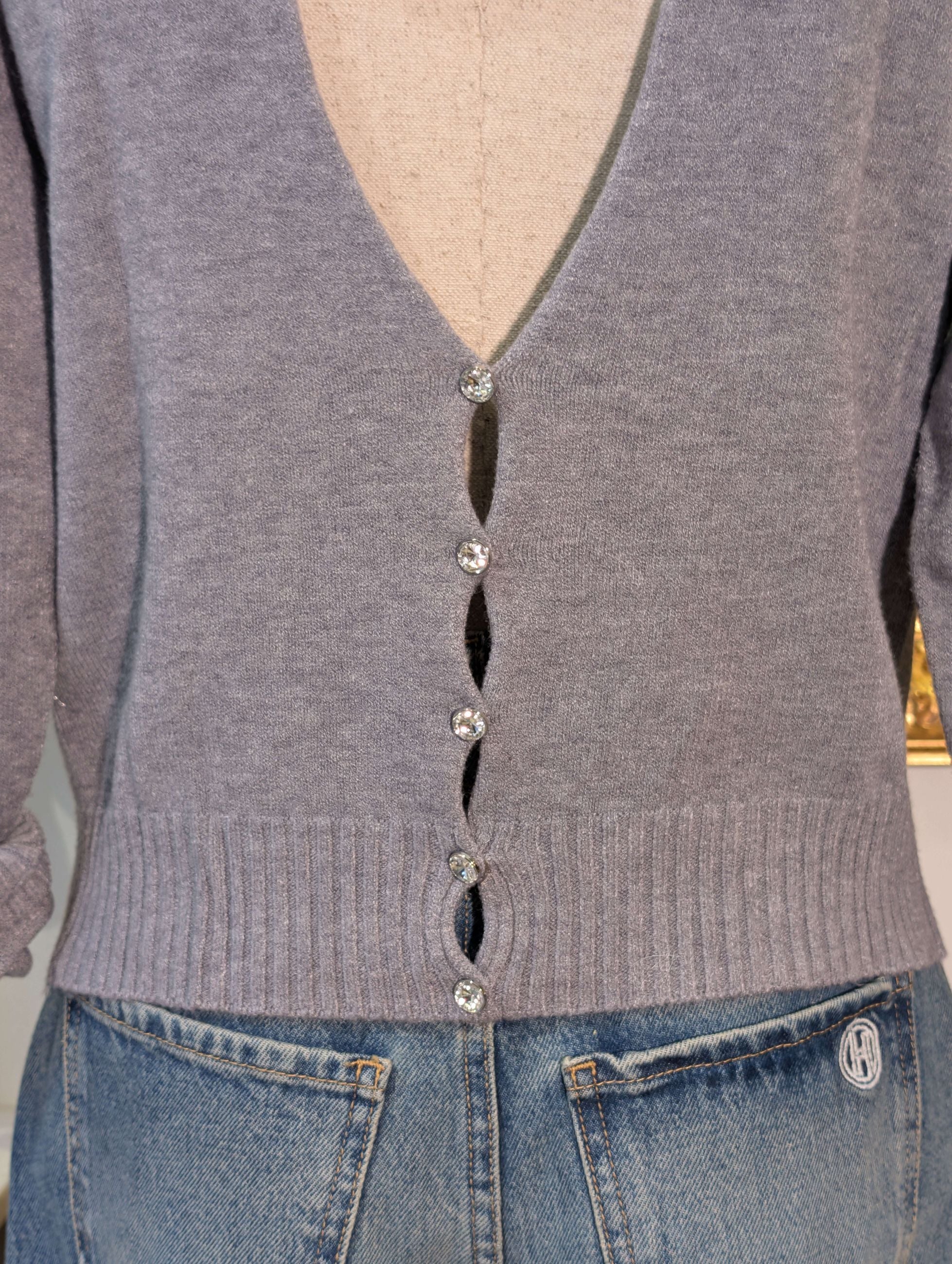 MAGLIA COLLO VULCANO CUT OUT - TENSIONE IN