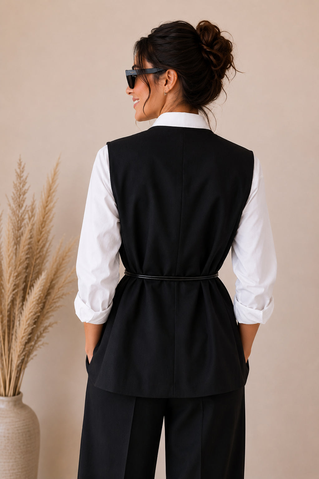 Gilet con cintura - LE SARTE DEL SOLE