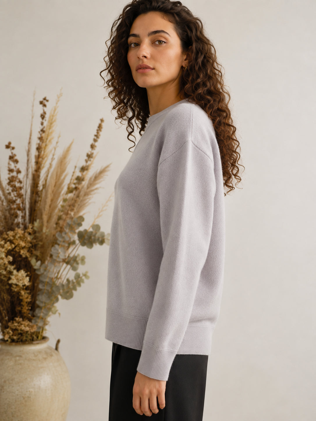 Maglia felpa in pura lana - TENSIONE IN