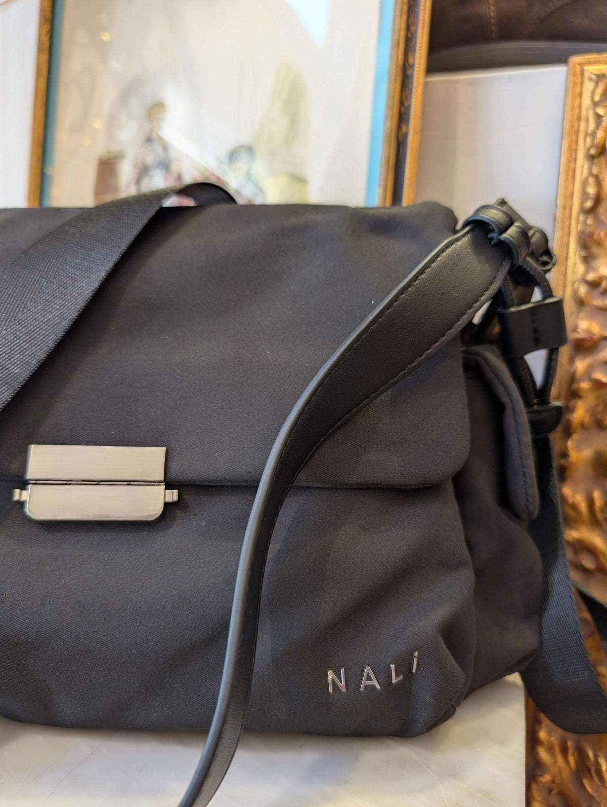 BORSA OSLO CROSS BODY NERO - NALI'