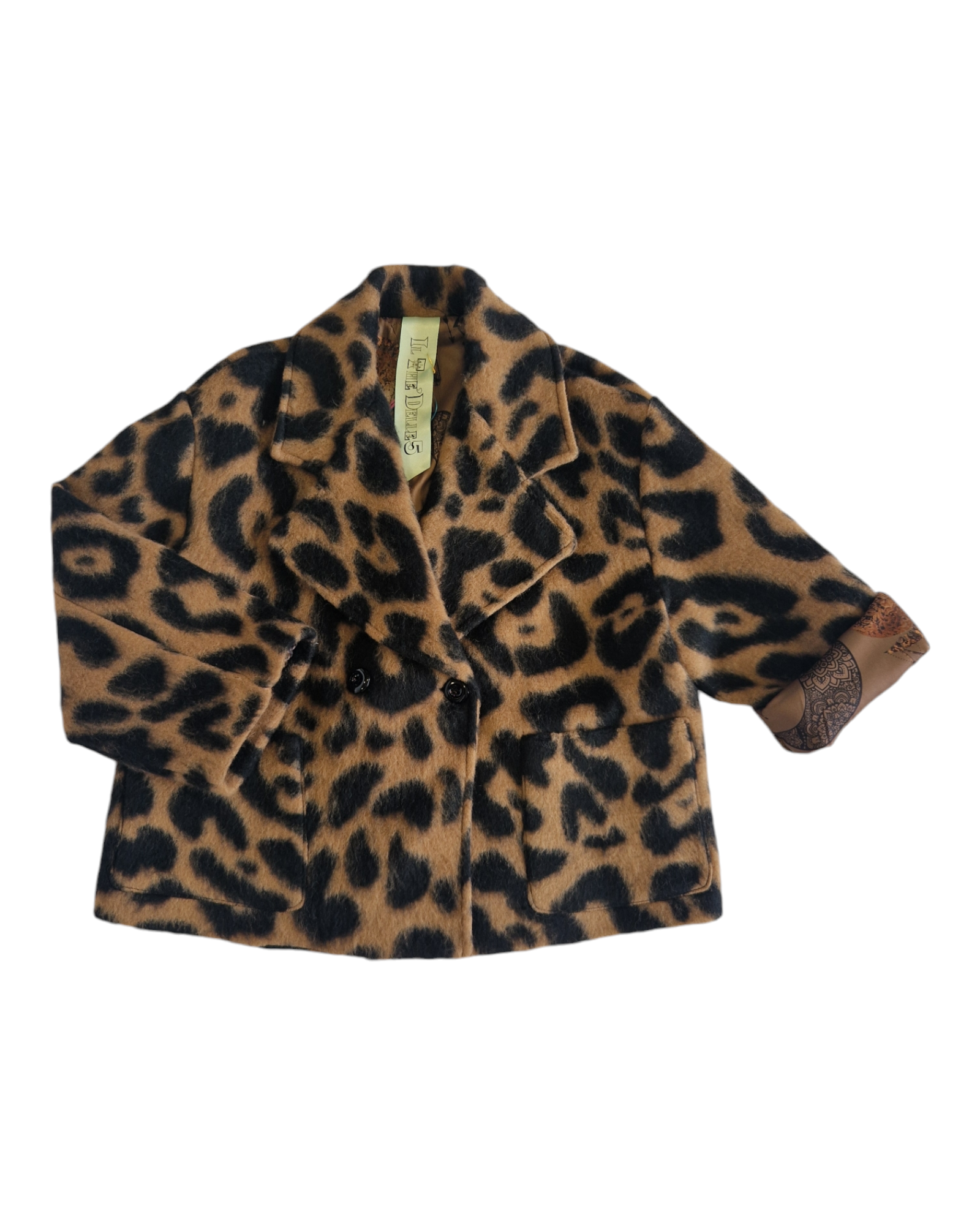 GIACCA ANIMALIER OVERSIZE - IL THE' DELLE 5