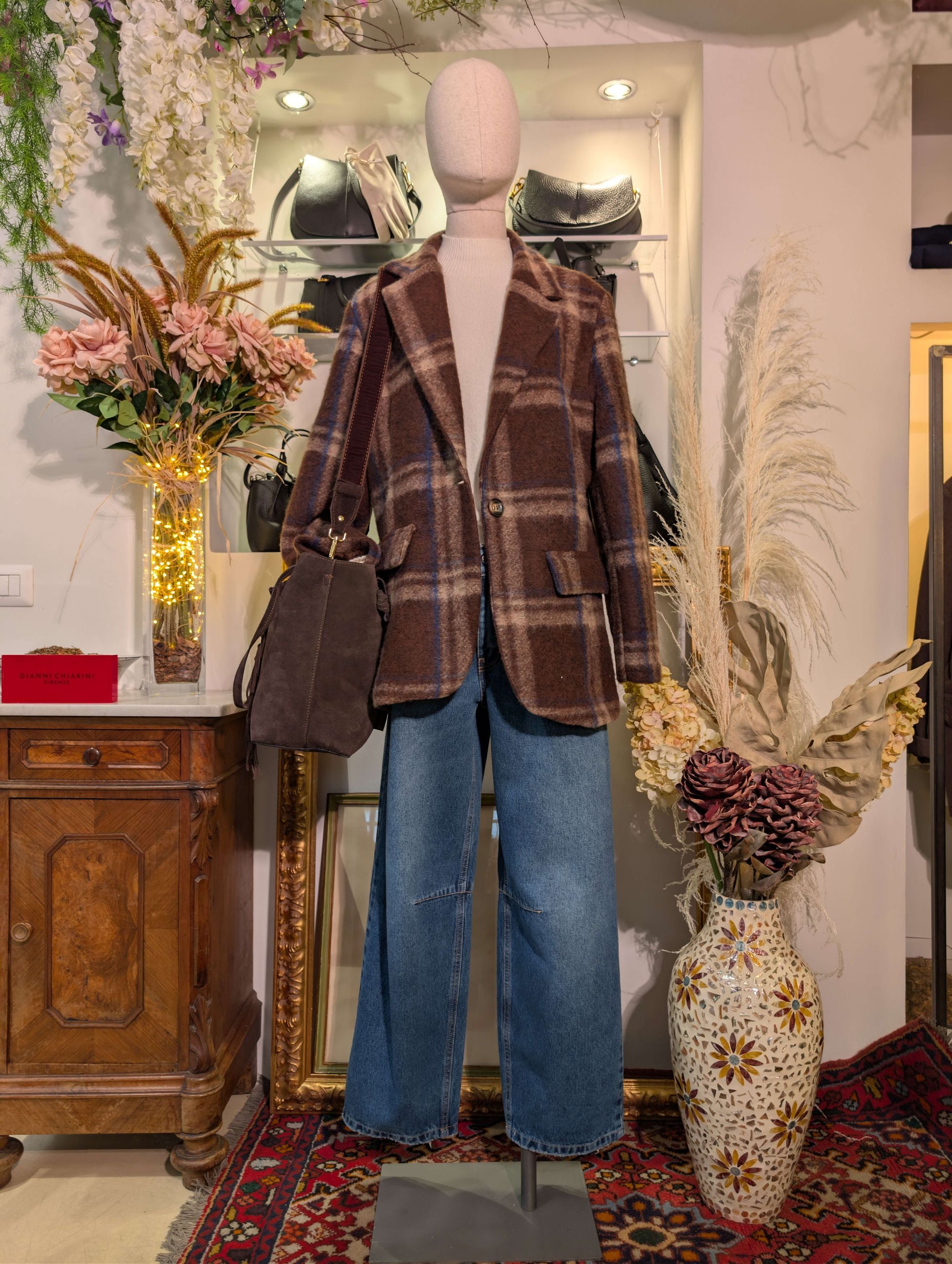 Giacca cappotto check - HAVE ONE