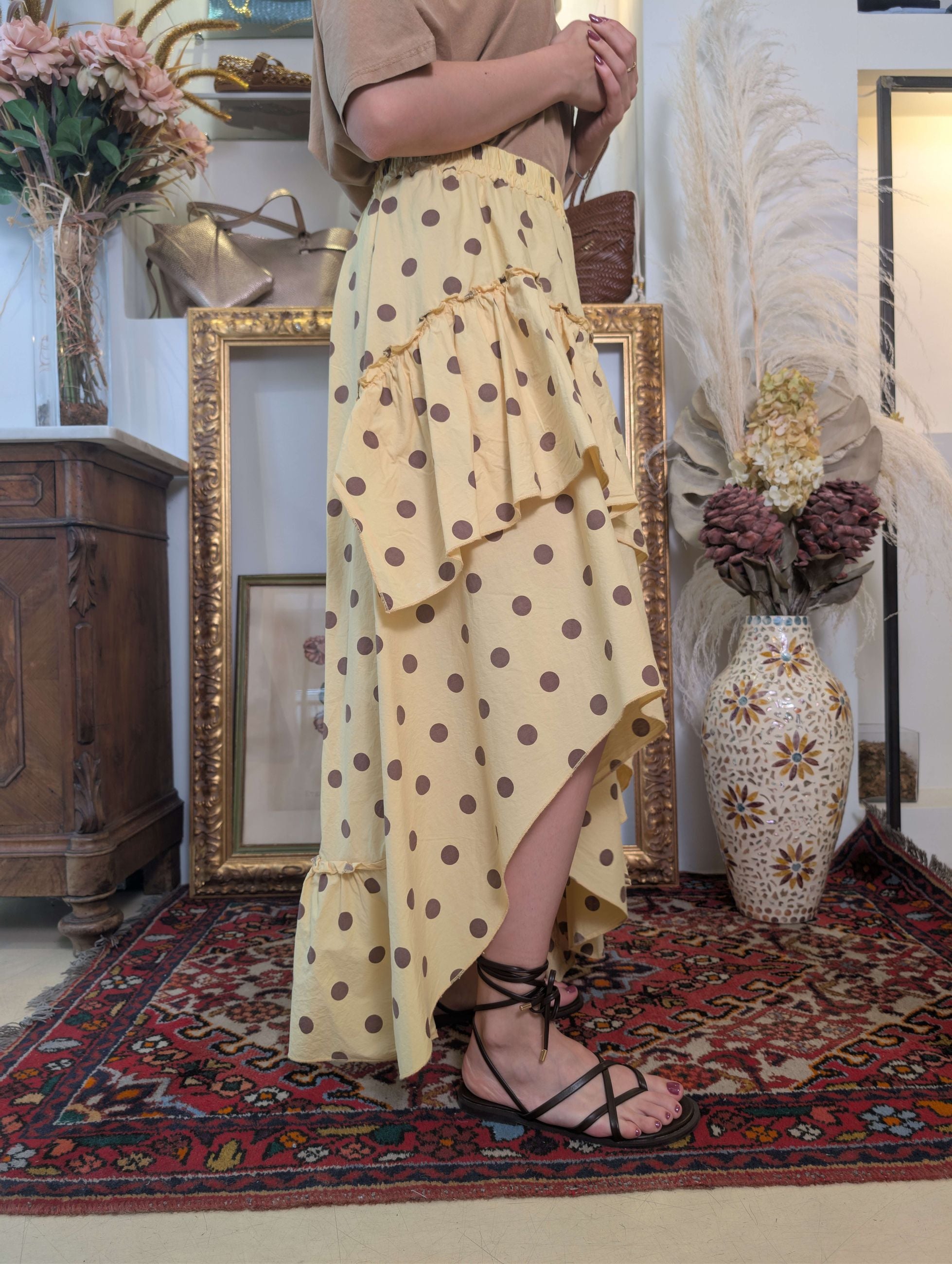 Gonna pois con rouches - SHE_FLORENCE_LAB