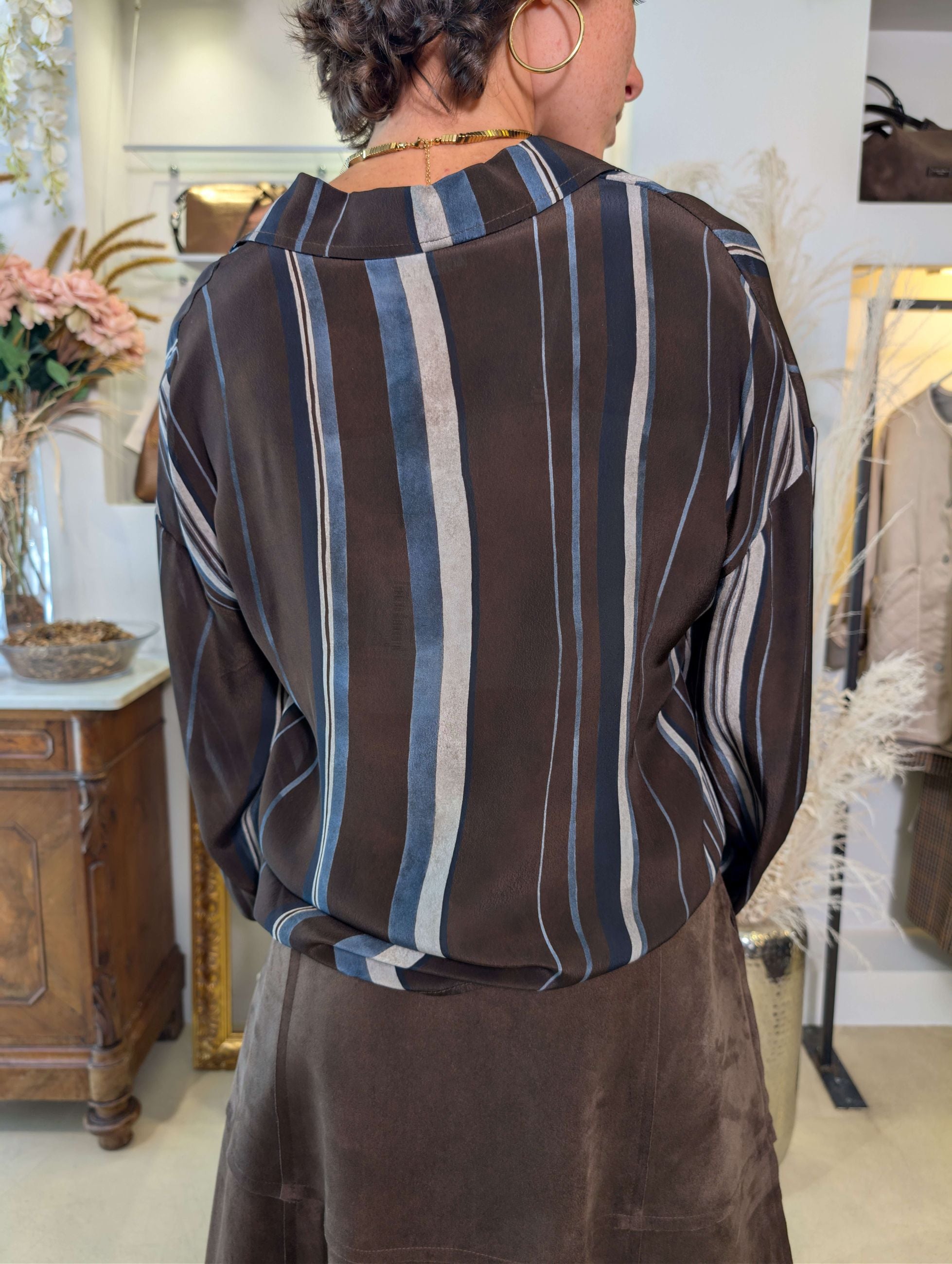 Blusa in Crespo di Viscosa - Sandro Ferrone
