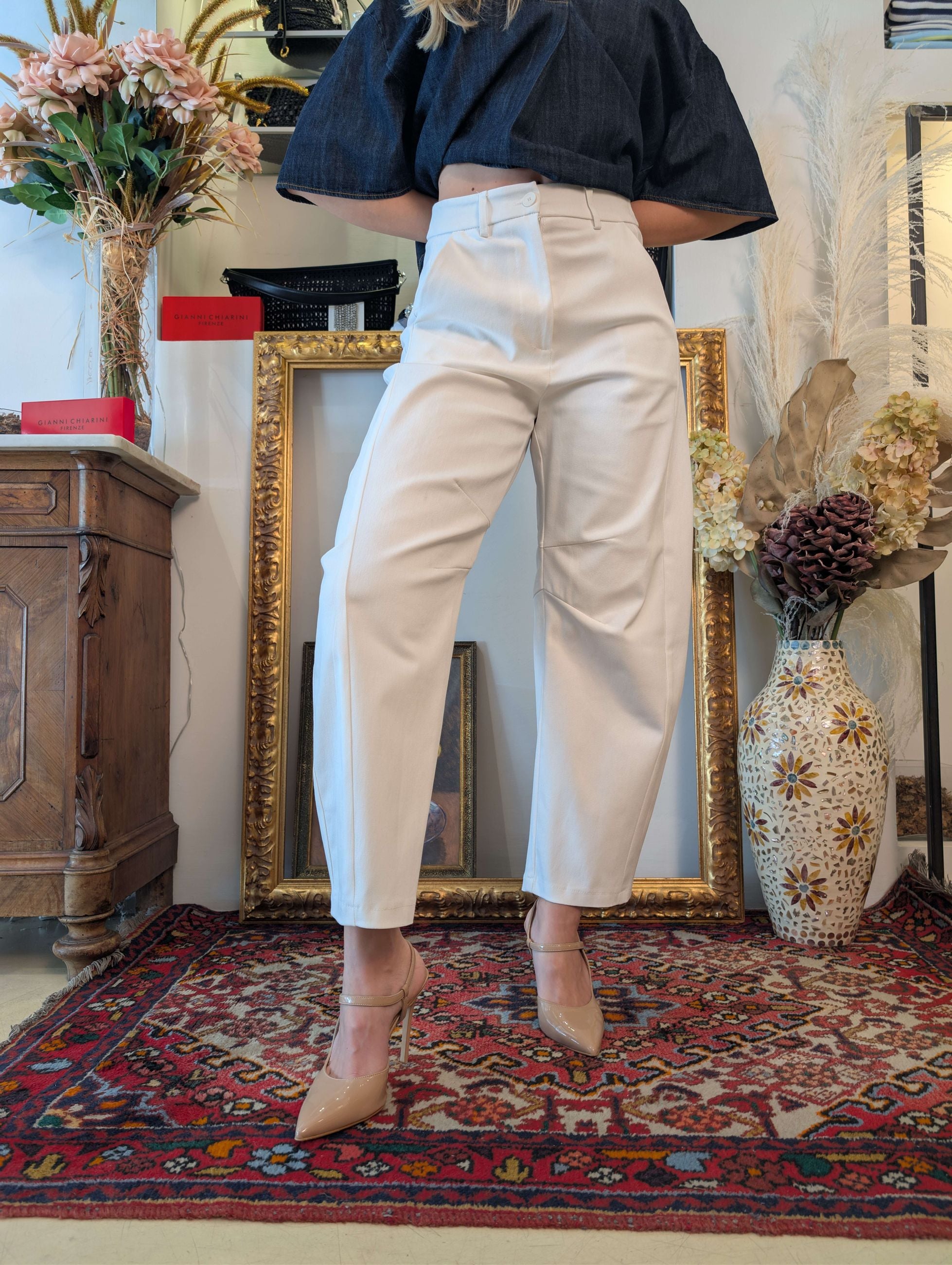 Panta balloon in tela jeans - IMPERIAL