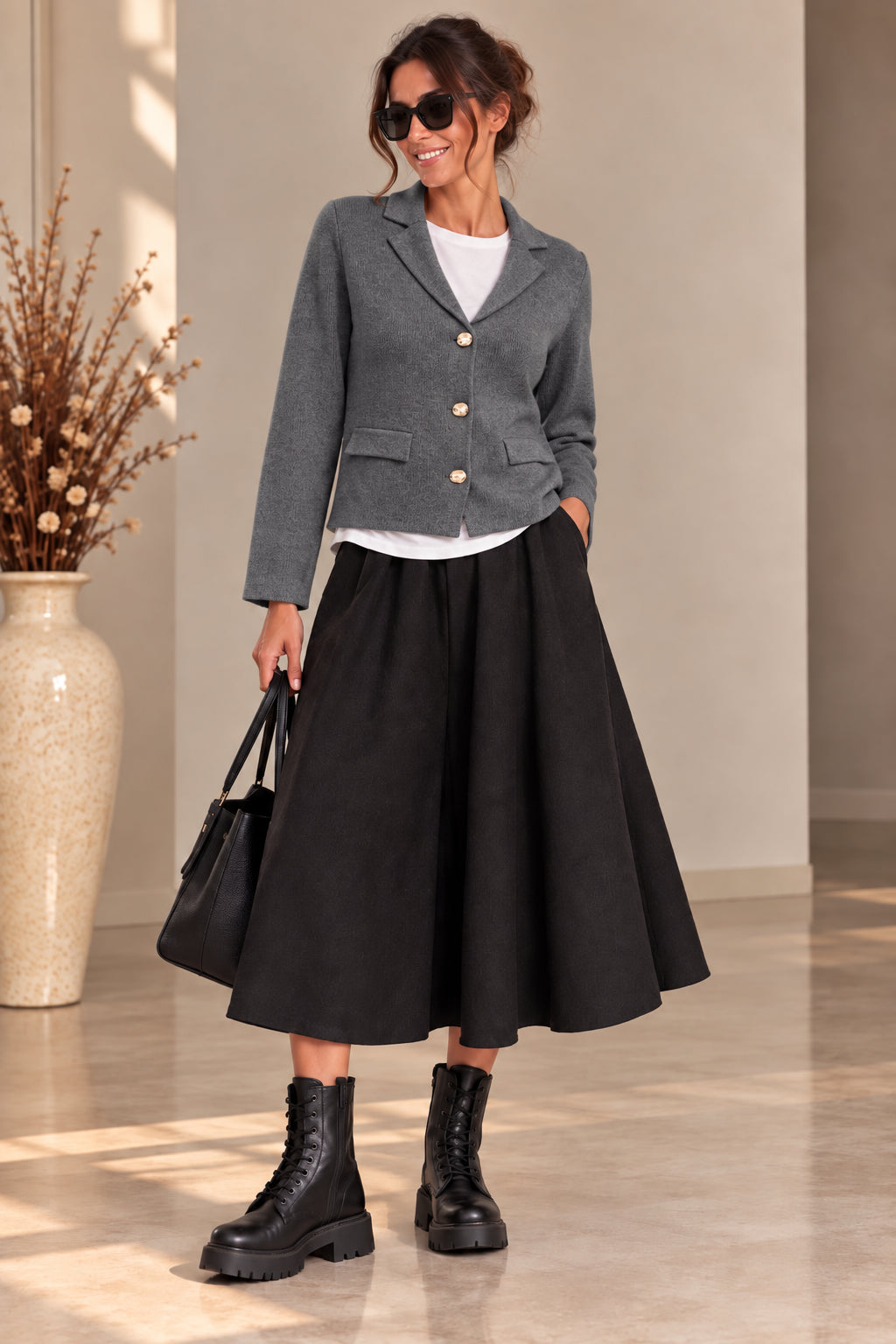 Blazer in maglia-stoffa - SHE_FLORENCE_LAB