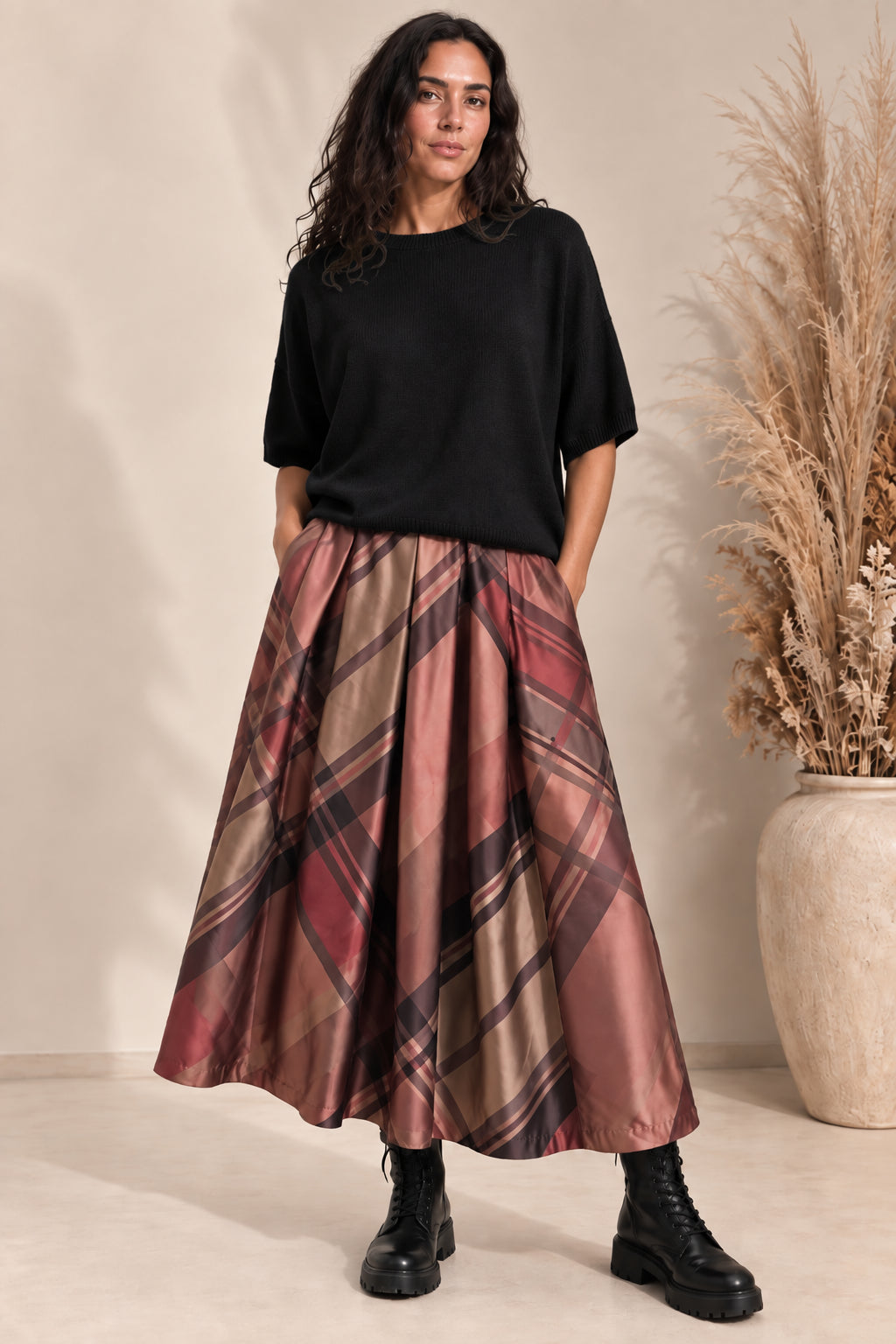 Maglia Cashmere Over Fit Tinto Capo - DIXIE