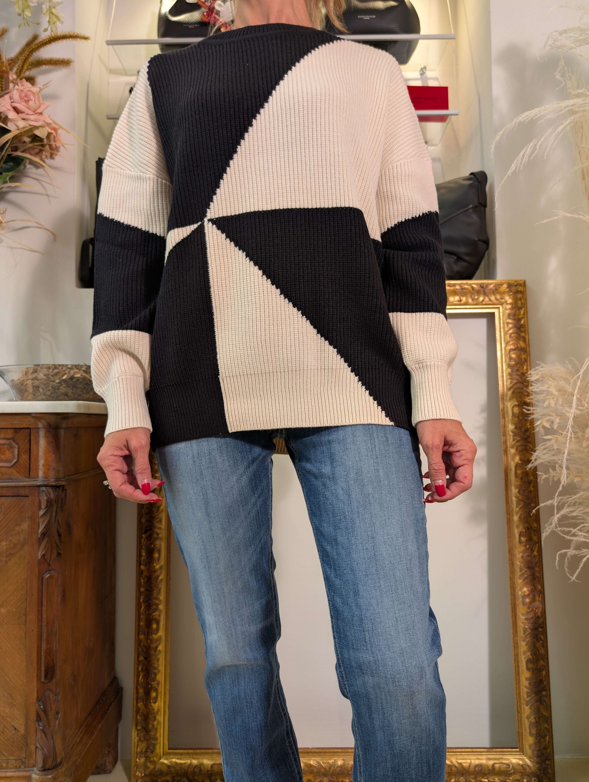 Maglia a intarsio color block - SHE_FLORENCE_LAB