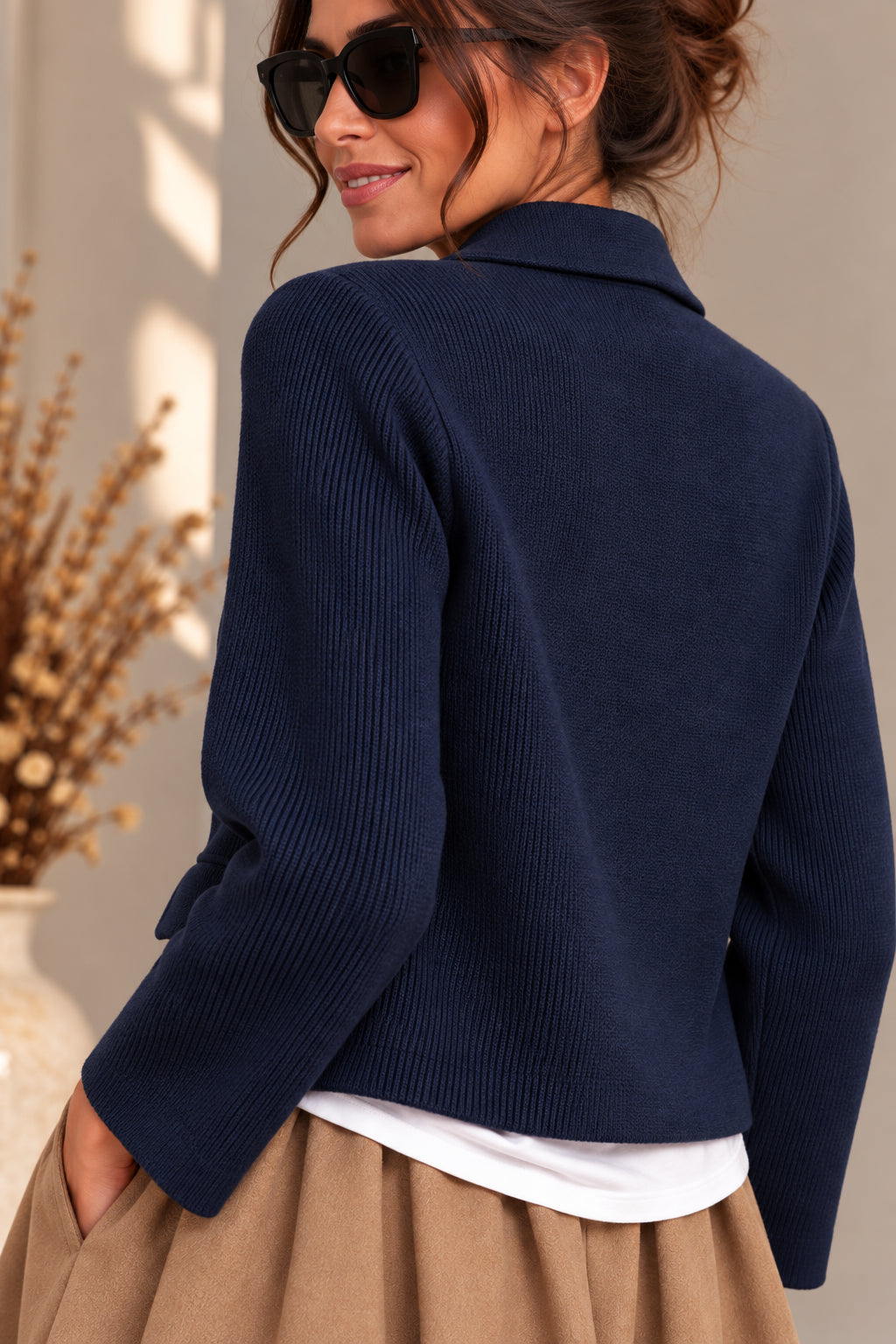 Blazer in maglia-stoffa - SHE_FLORENCE_LAB