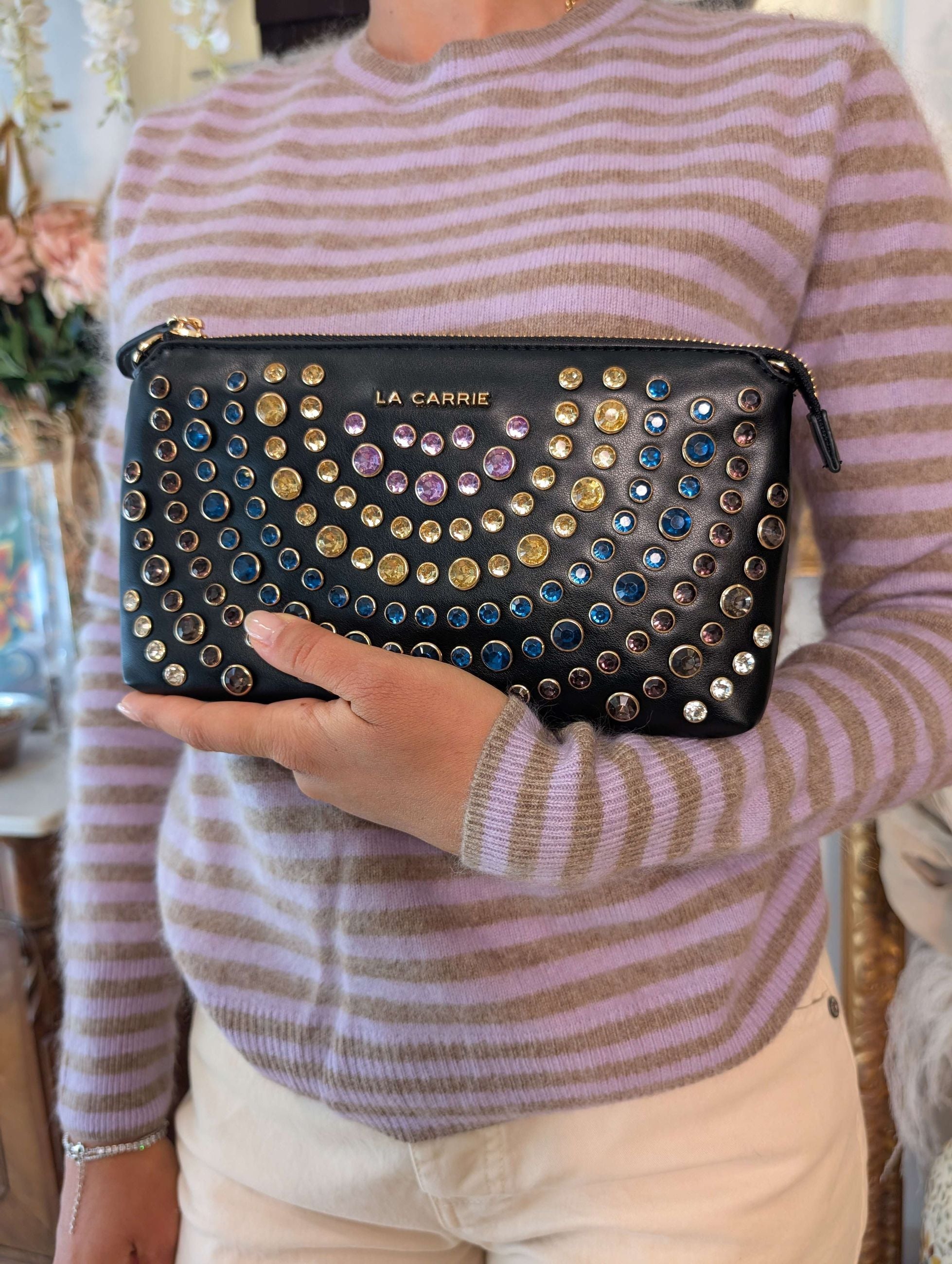 ANDROMEDA DOUBLE WALLET BAG PU LEATHER - La Carrie Bag
