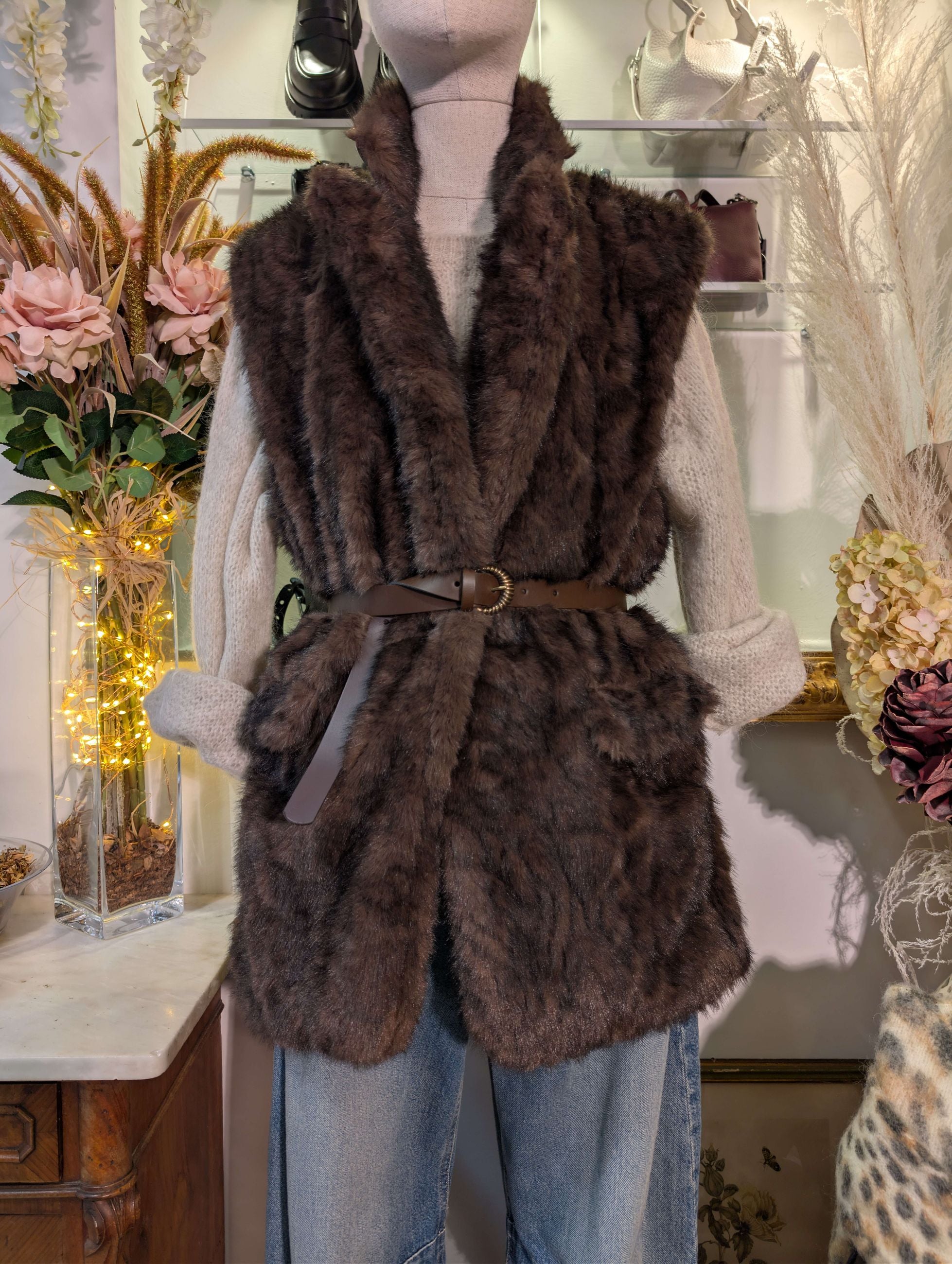 Gilet in pelliccia - TENSIONE IN