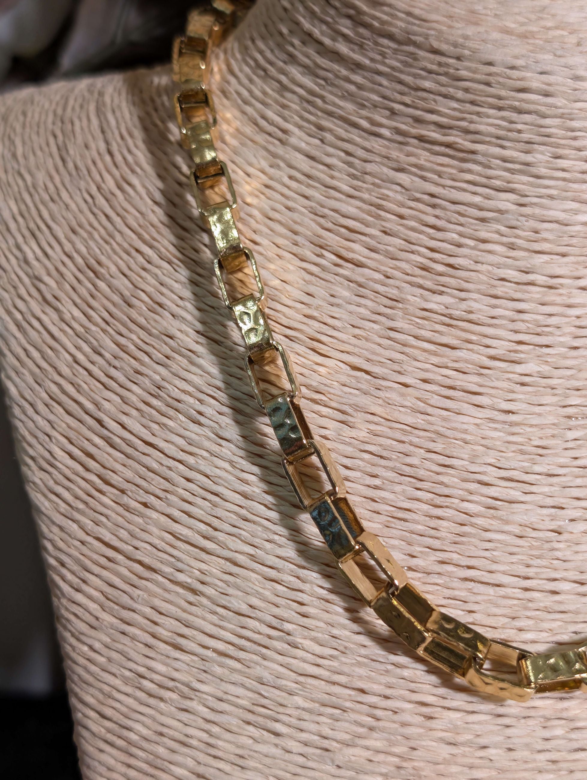 COLLANA GIROCOLLO MAGLIA QUADRATA ORO - NALI'