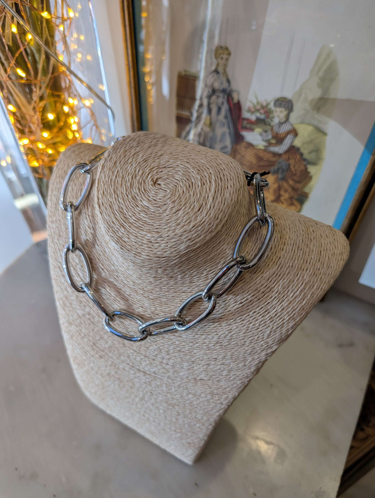 COLLANA ROMI INANELLATA  ACC. INOS ARGENTO - NALI'