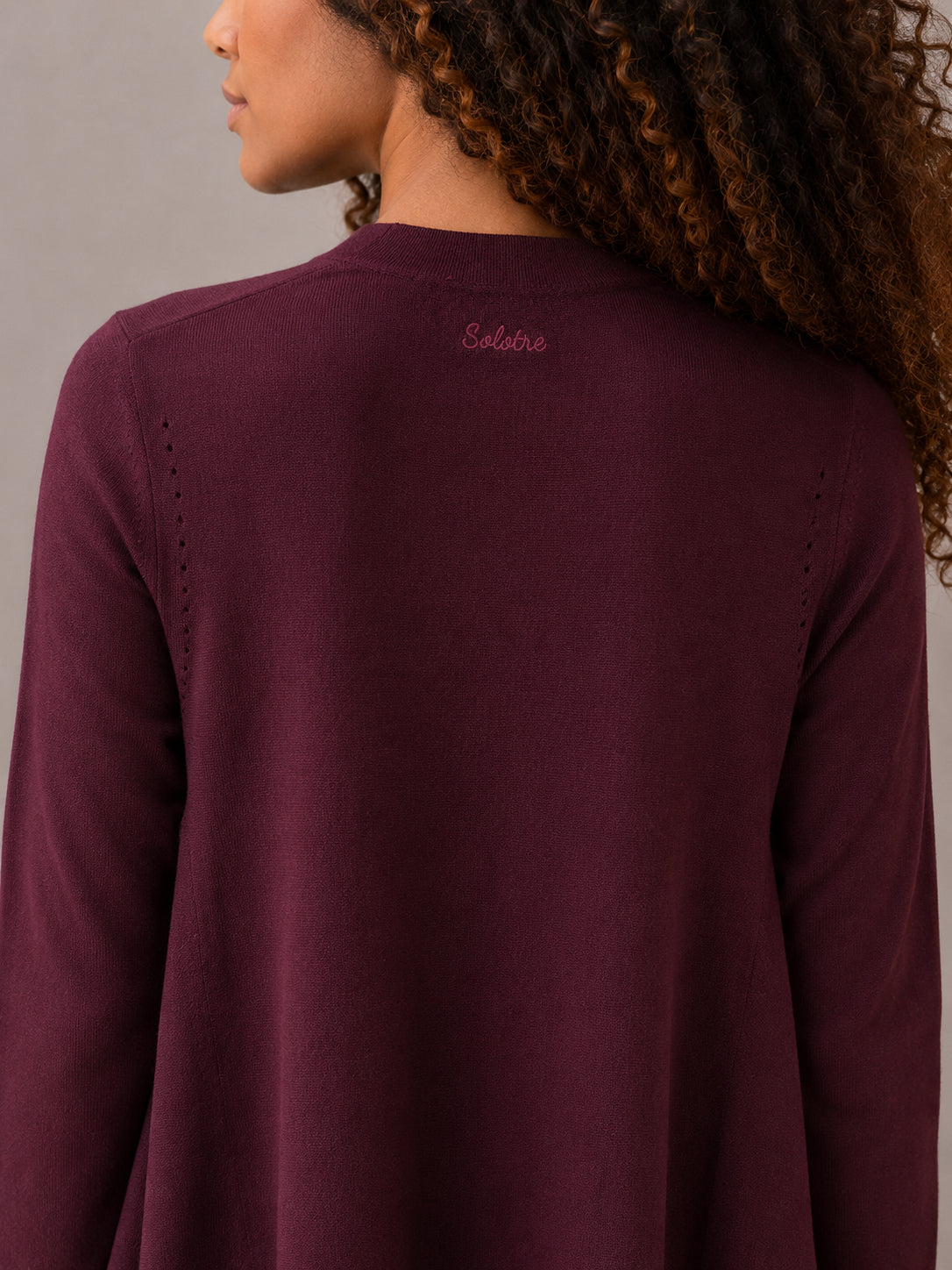 Maglia Godet in Lana Finezza 12 - .SOLO TRE