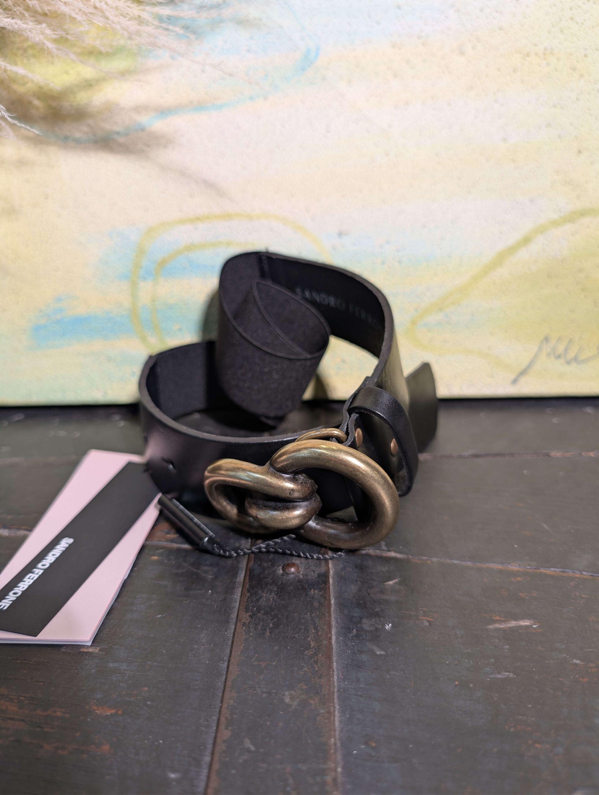 Cintura con fibia in ottone - Sandro Ferrone