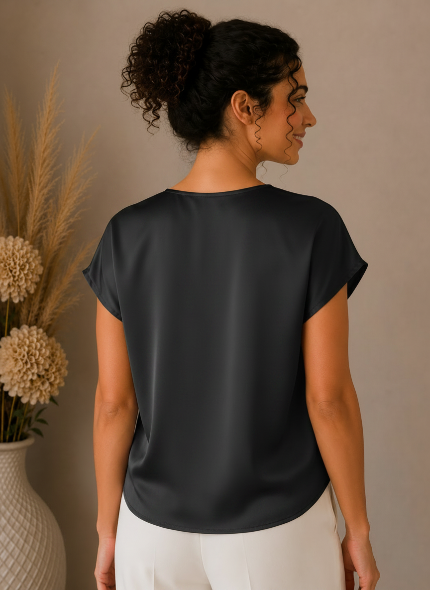 Blusa in raso - LE SARTE DEL SOLE