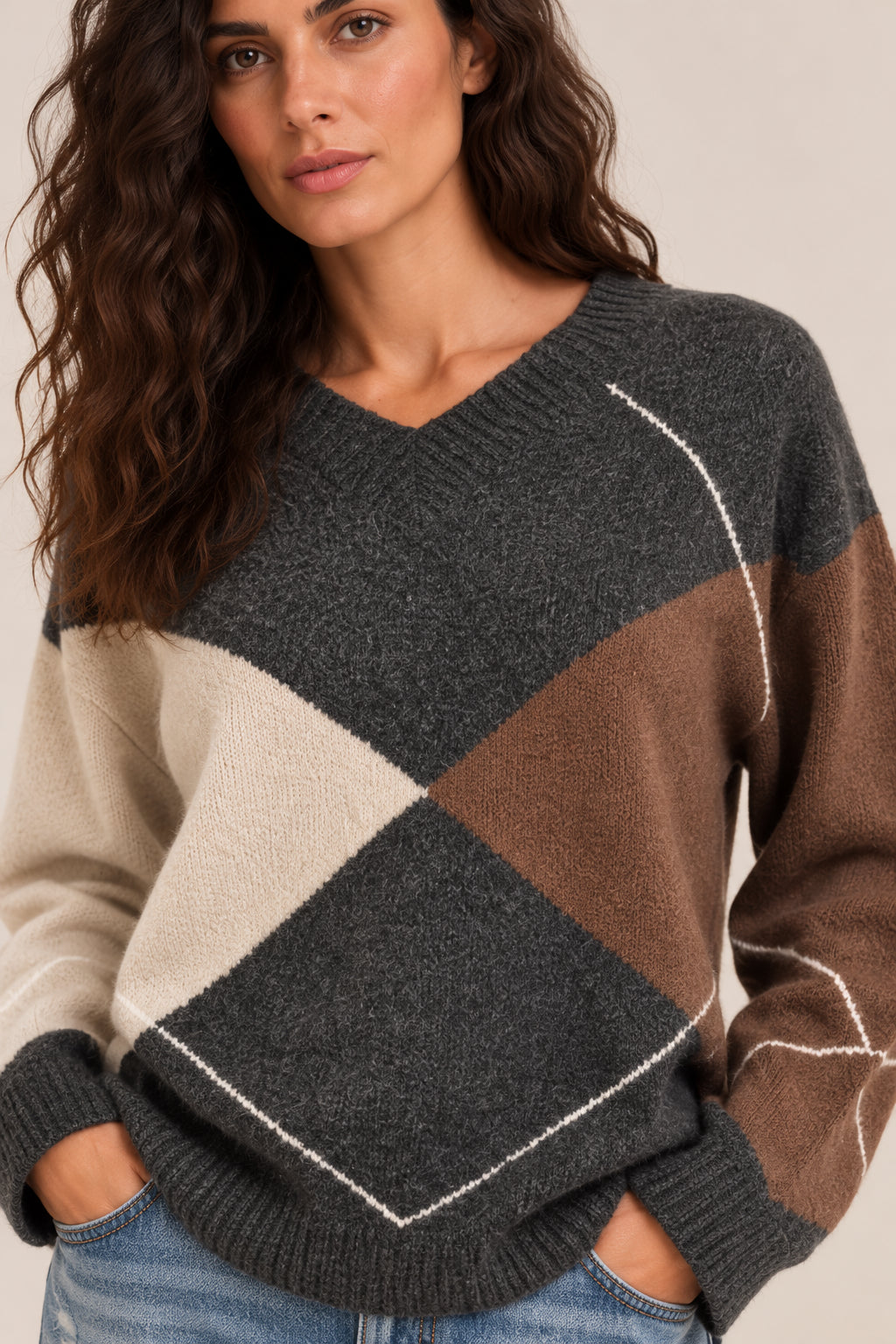 Soft Geometry Wool Blend - MARKUP DONNA