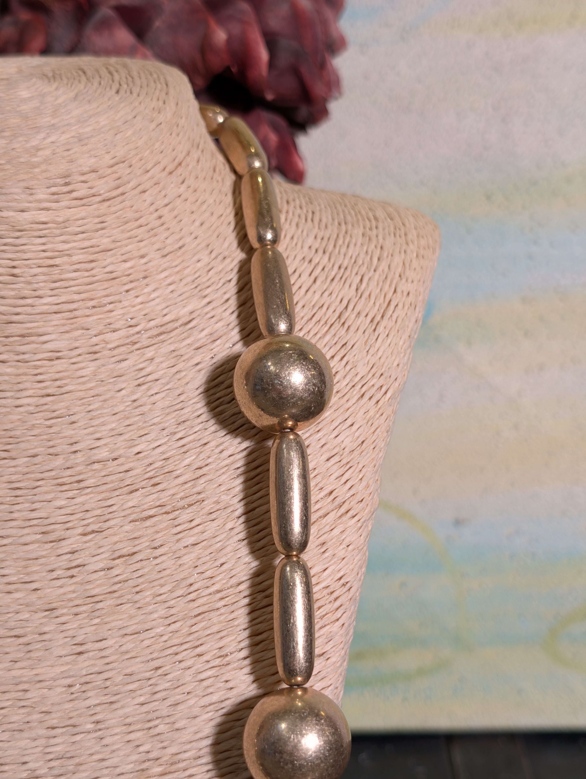 Collana multisfere satinata - Sandro Ferrone