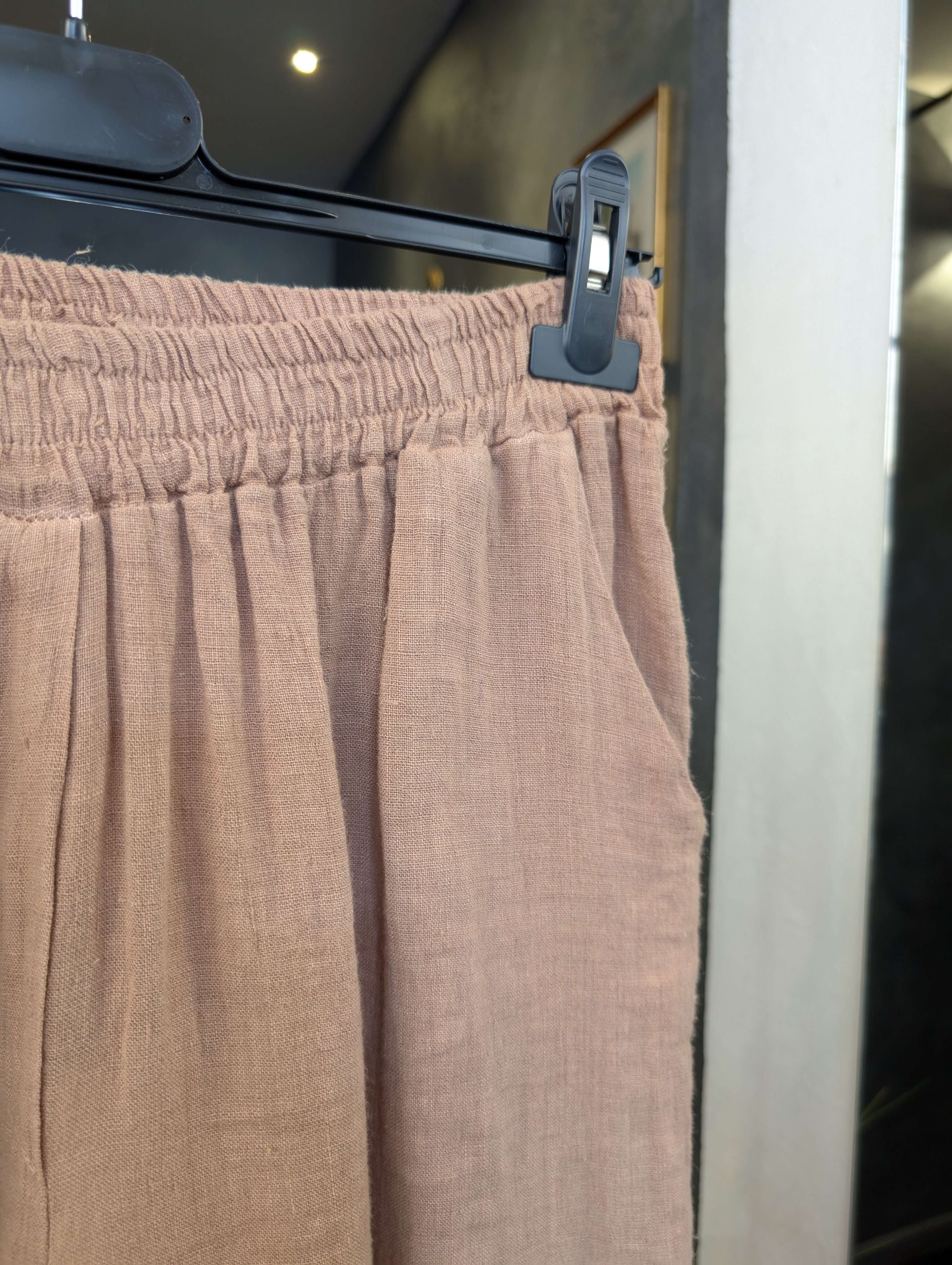 Pantalone Ampio in puro Lino -