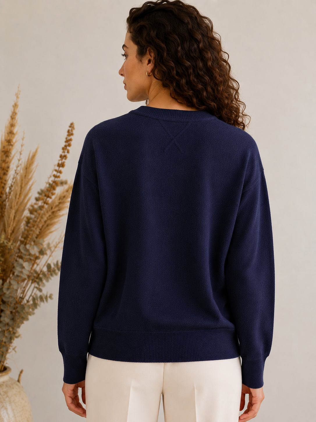 Maglia felpa in pura lana - TENSIONE IN
