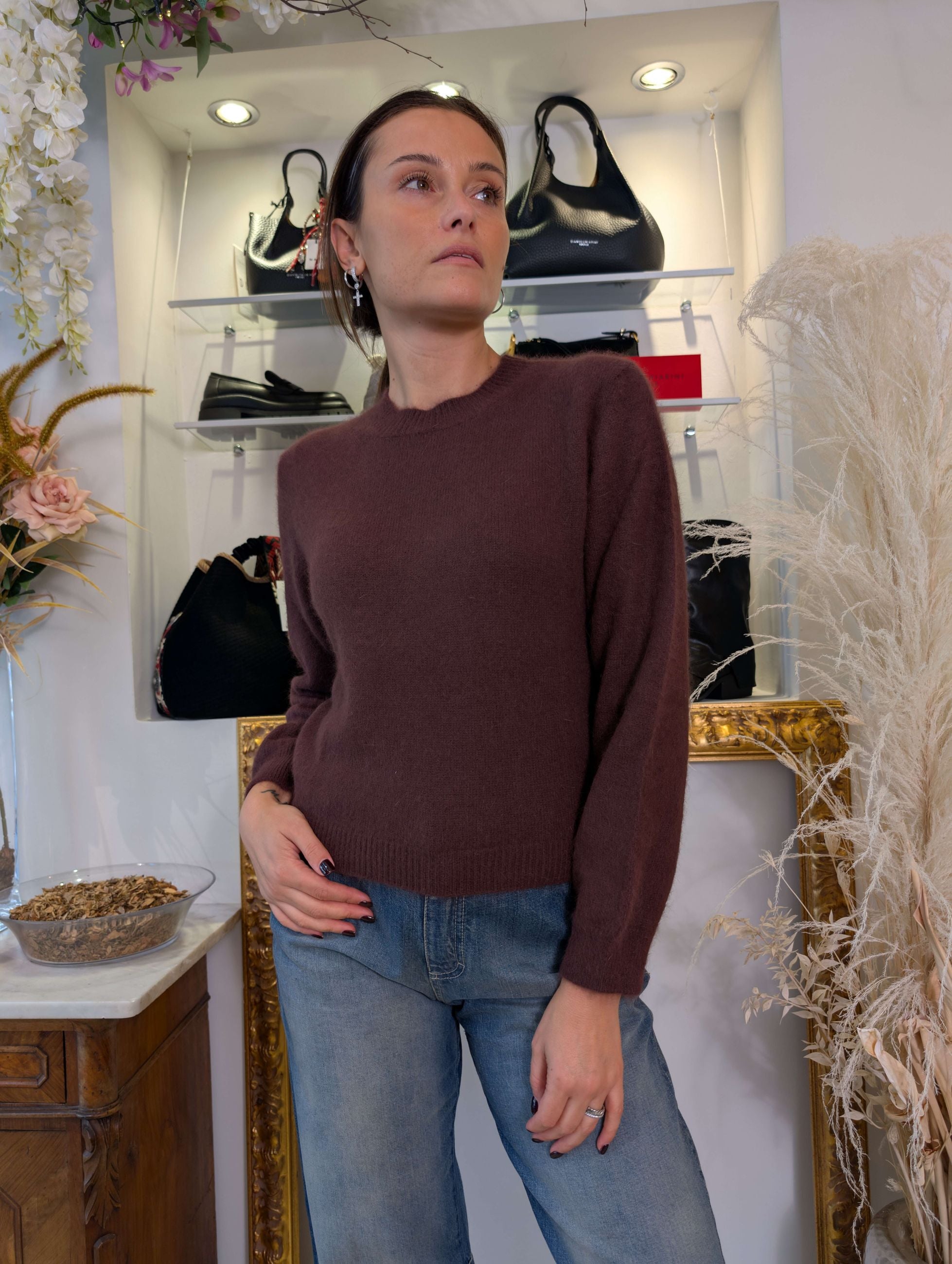 Maglia in angora - .SOLO TRE